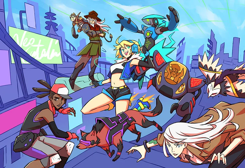 Esper X coming eventually, I promise! We're starting right now to make this world an incredible experience too! Art by Karl Fan.