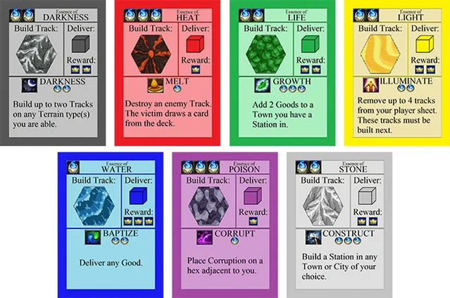 Original prototype spell cards