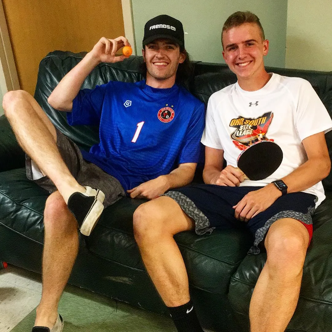 Brotherhood chariman, Jack “Energy” Dugan and Gold Paddle winner, Ryan “Chillsman” Huelsman