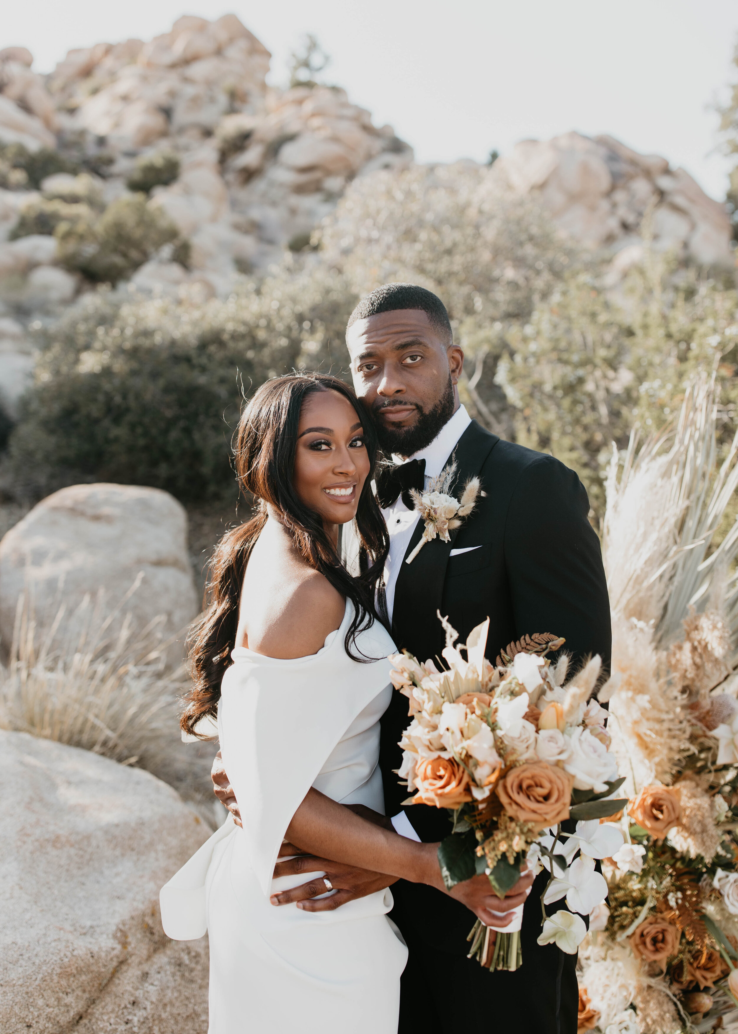 Tarika and Dapo - The Graham Residence - Joshua Tree Elopement - Sneak Peeks! - Meme Urbane Photography-30.jpg