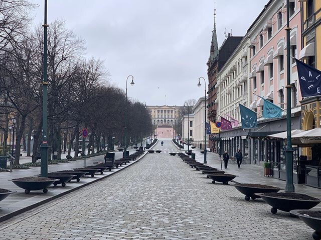 Karl Johan was almost empty today!!
