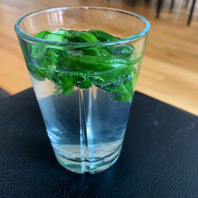 G&amp;T time. Add a few fresh basil leaves and raise the taste a lot!