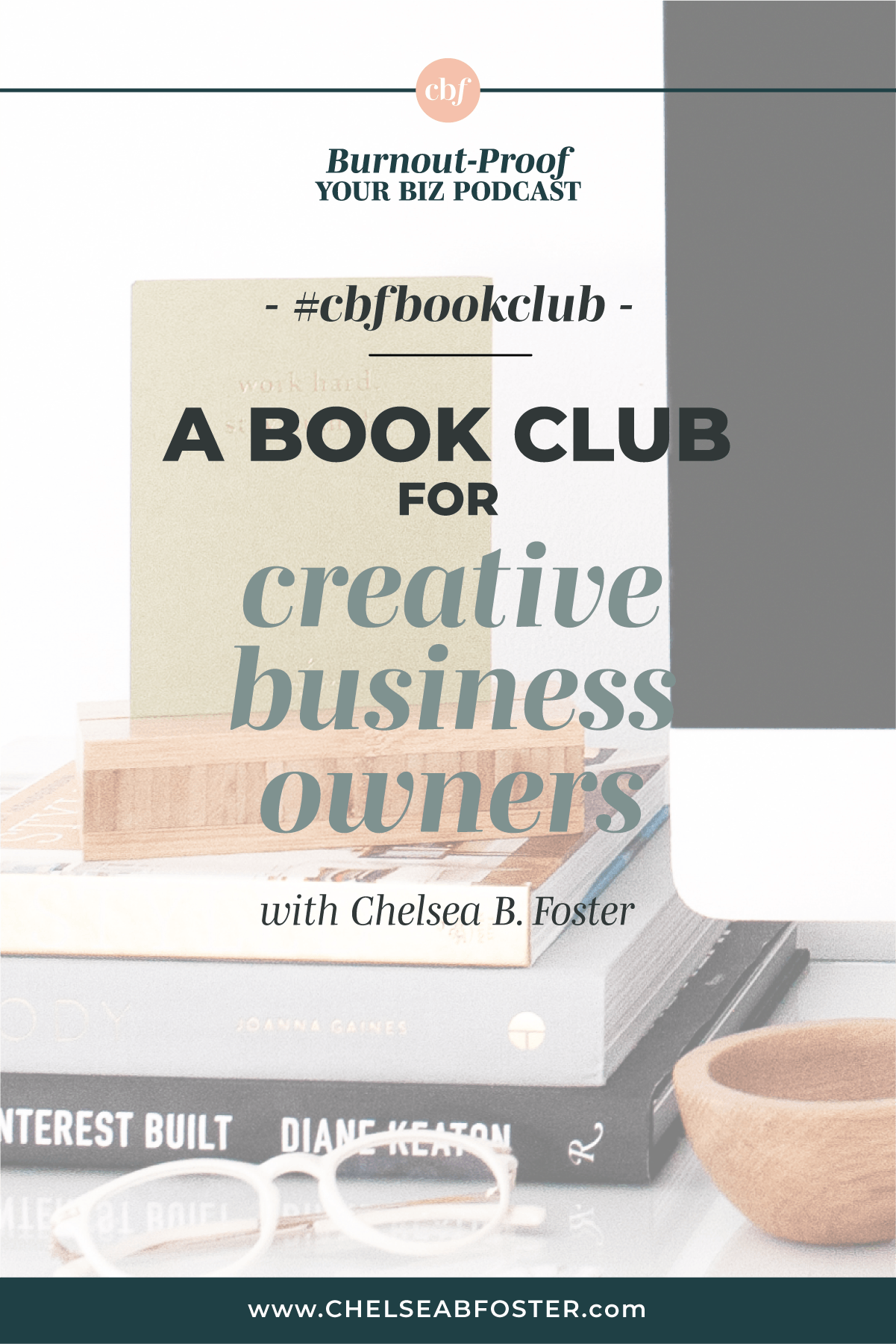 Burnout-Proof Your Biz with Chelsea B Foster | #cbfbookclub - Essentialism: The Disciplined Pursuit of Less by Greg McKeown. Download your reading guide now at www.chelseabfoster.com/cbfbookclub