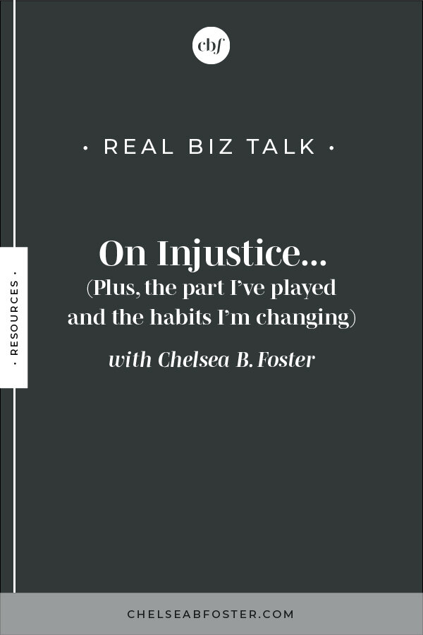 How I'm Participating in the Black Lives Matter Movement on ChelseaBFoster.com | Helping creatives and coaches break the cycle of overwhelm and burnout to live their freedom dreams now.
