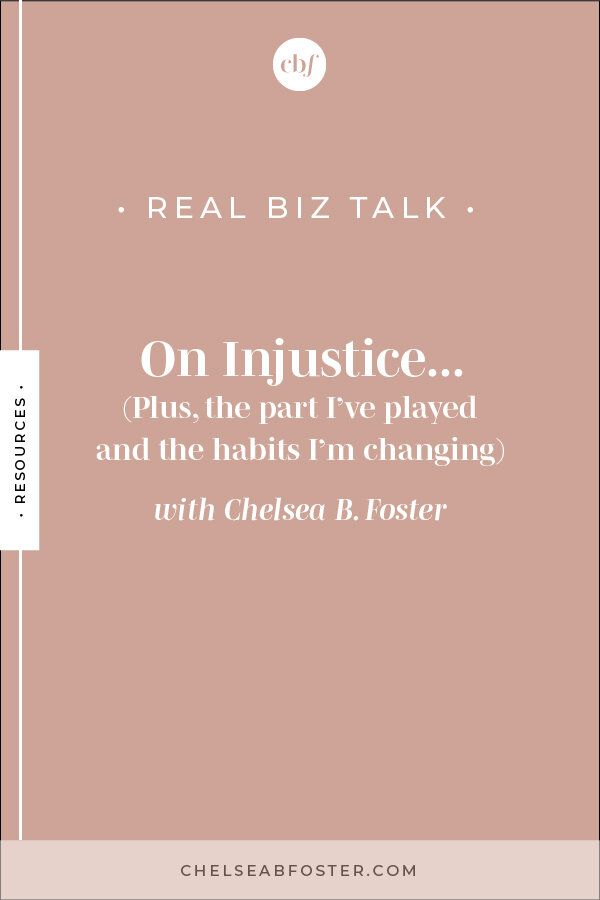 Taking Imperfect Action on Social Justice over Doing Nothing on ChelseaBFoster.com | Helping creatives and coaches break the cycle of overwhelm and burnout to live their freedom dreams now.