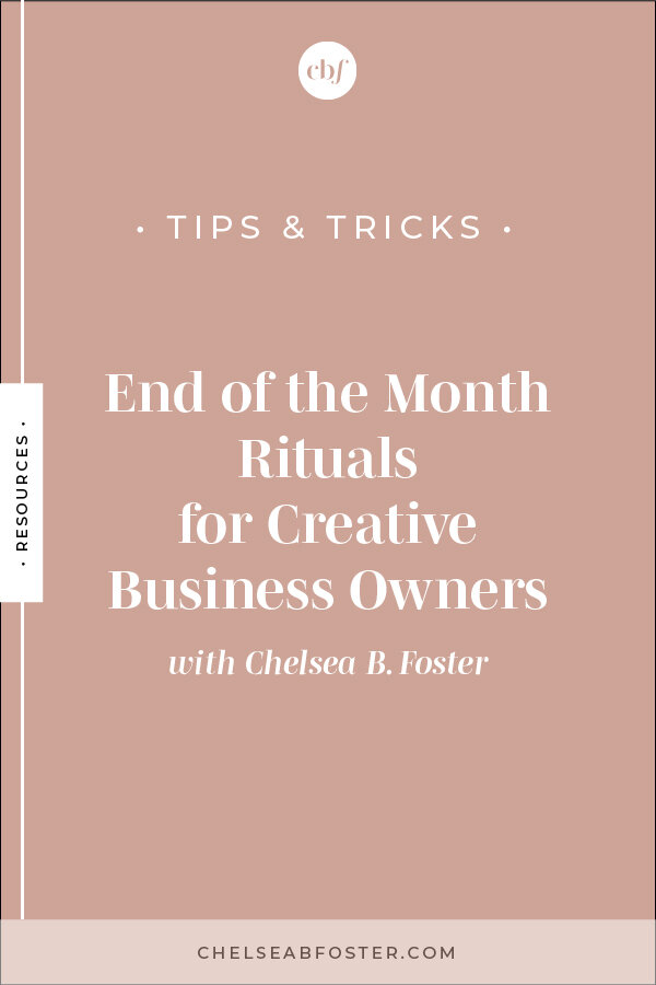 How to Wrap Up Your Month as a Creative on ChelseaBFoster.com | Helping creatives and coaches break the cycle of overwhelm and burnout to live their freedom dreams now.