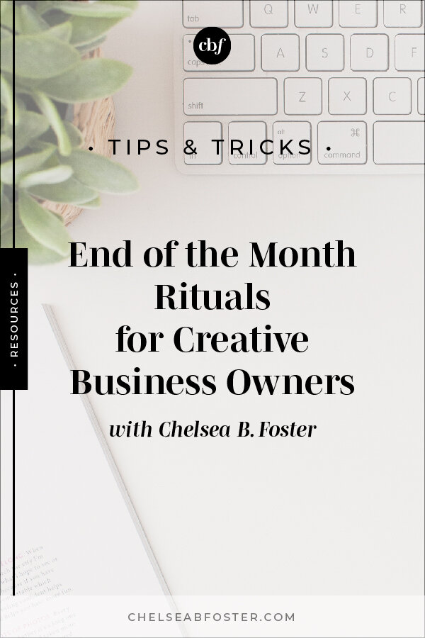 How to Wrap Up Your Month as a Creative on ChelseaBFoster.com | Helping creatives and coaches break the cycle of overwhelm and burnout to live their freedom dreams now.