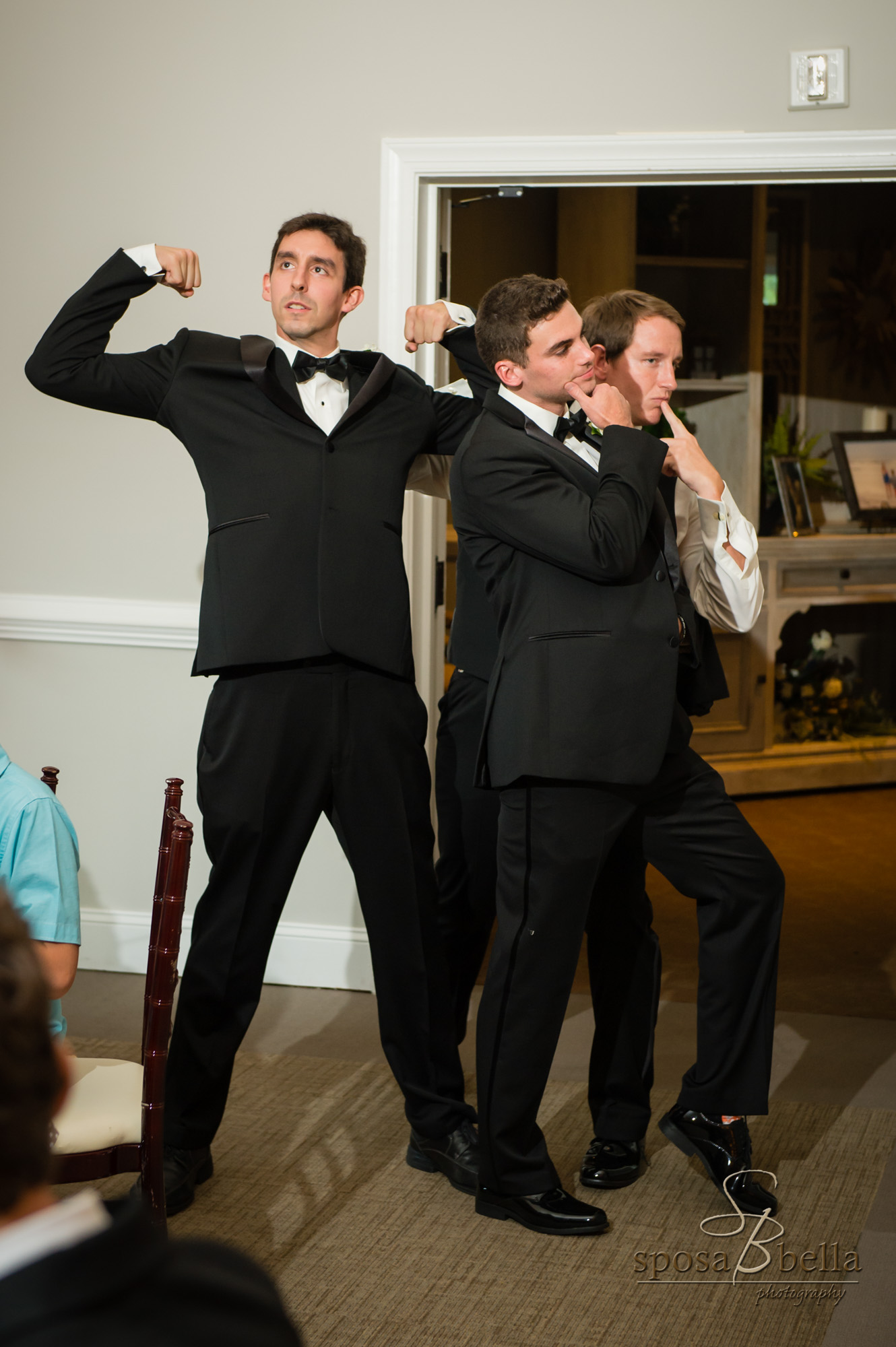To introduce their entergetic wedding party, Chris & Courtney chose the song "Cant Stop the Feeling" by Justin Timberlake