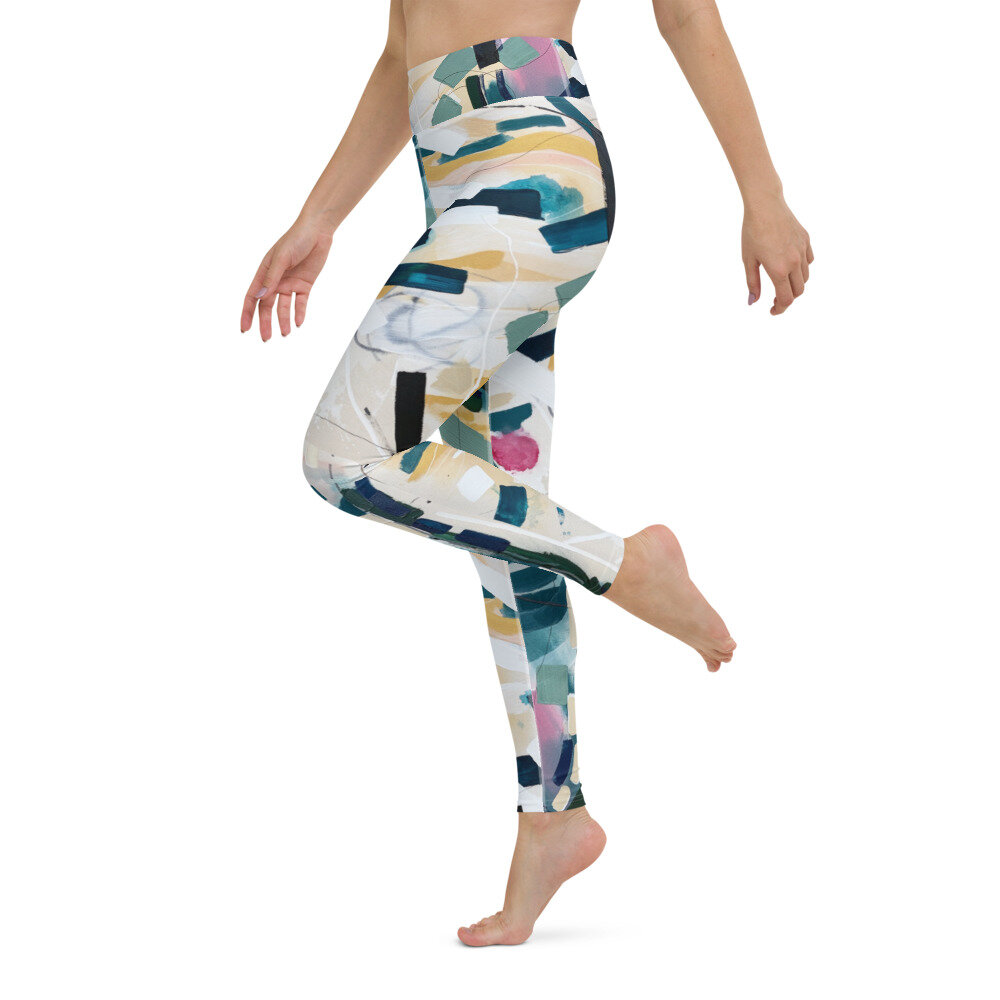 a cup full of color yoga leggings — theartofdawn