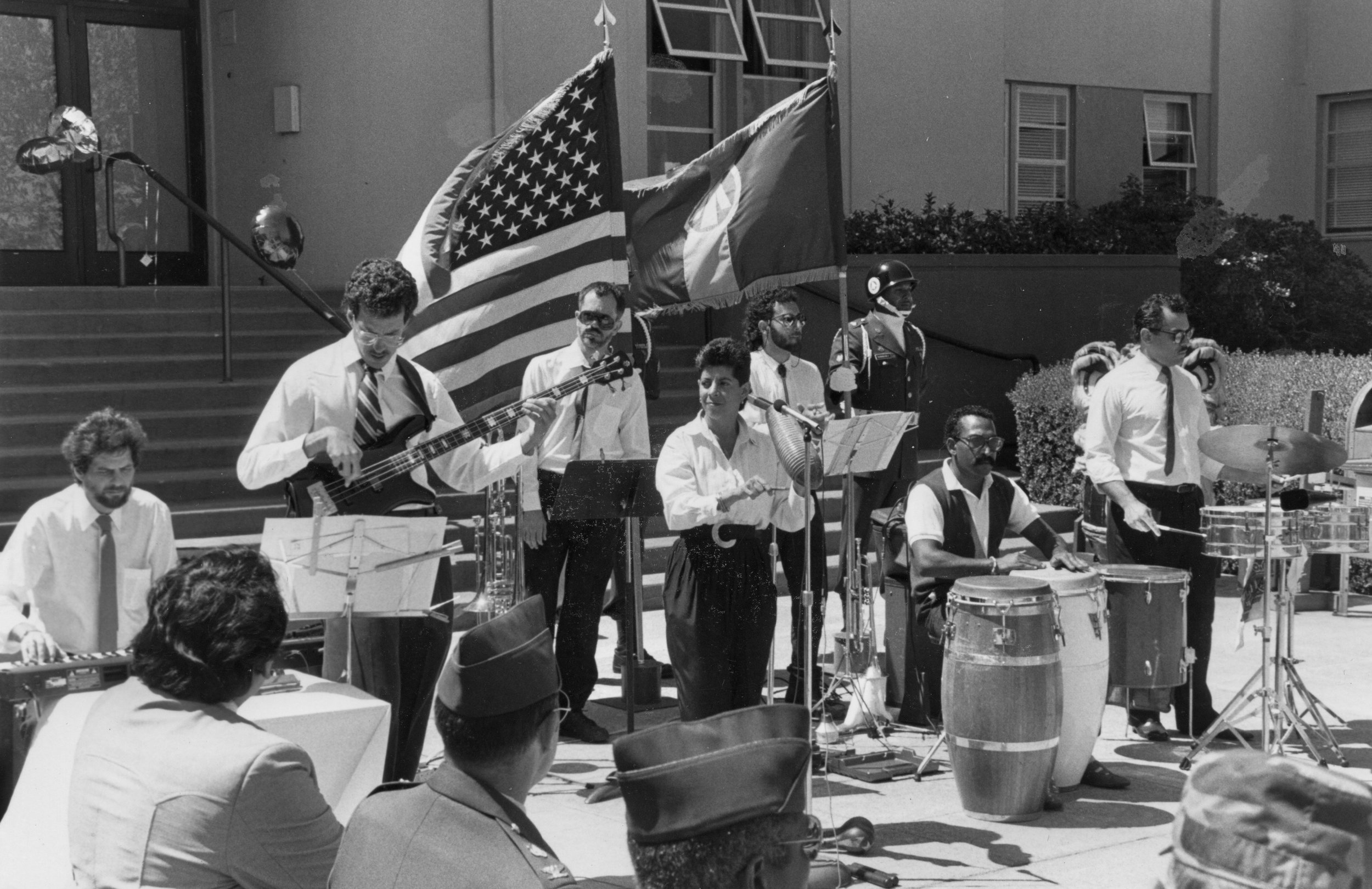 Sinigual Plays "Humanity Week" at Oakland Army Base , 1990