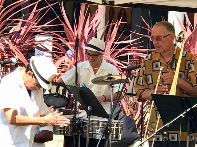 Maria Medina Serafin, Carmen Cansino, Tom Kyrimis "Bay Street" Emeryville, CA July 2017