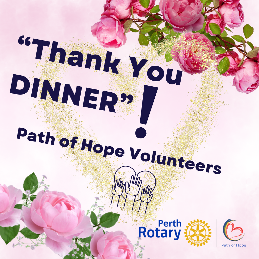 Thank you Dinner for the Volunteers