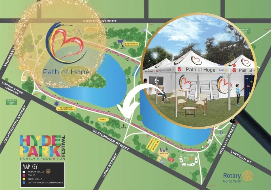 Path of Hope Booth | Hyde Park Festival