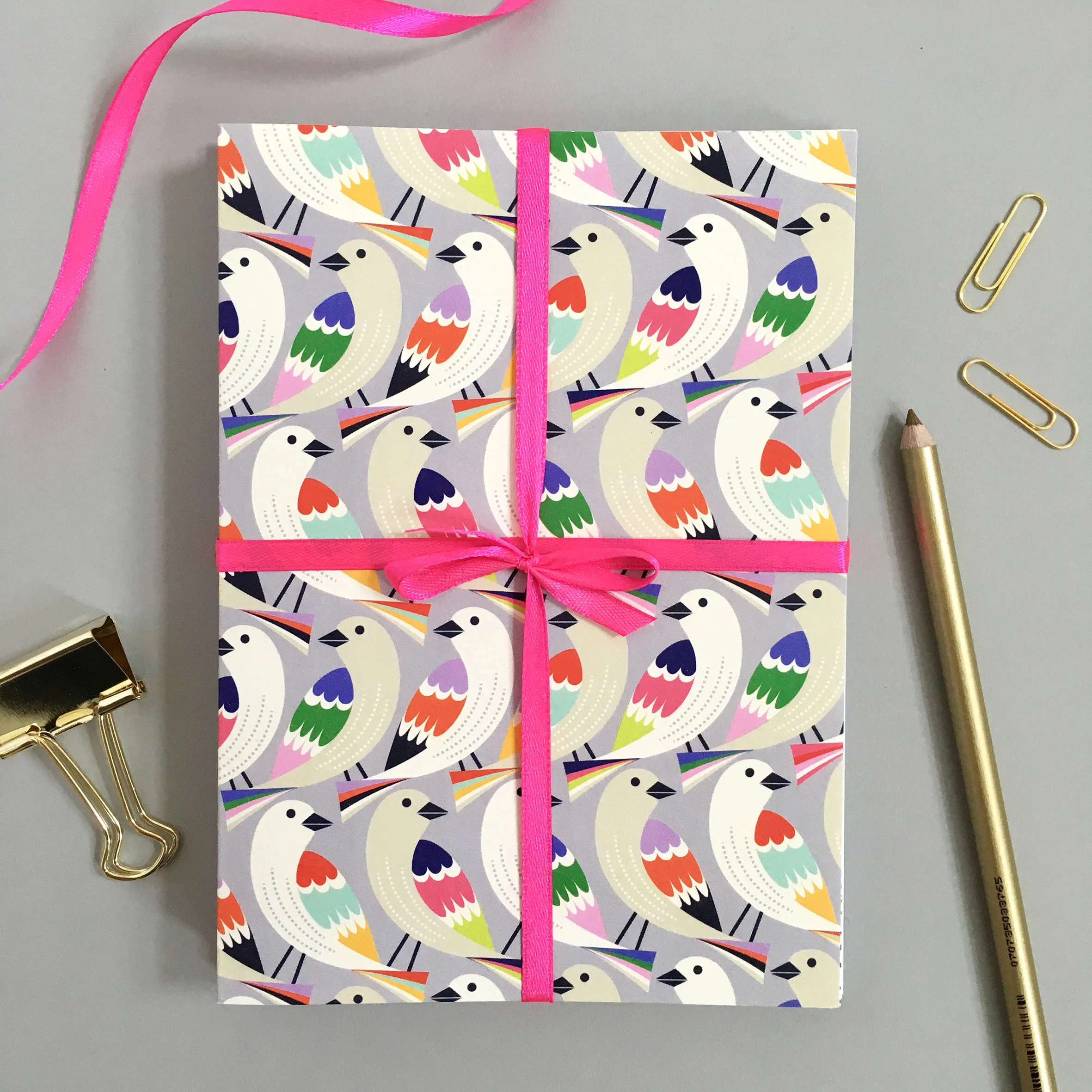 Set of 8 Different Bird Cards