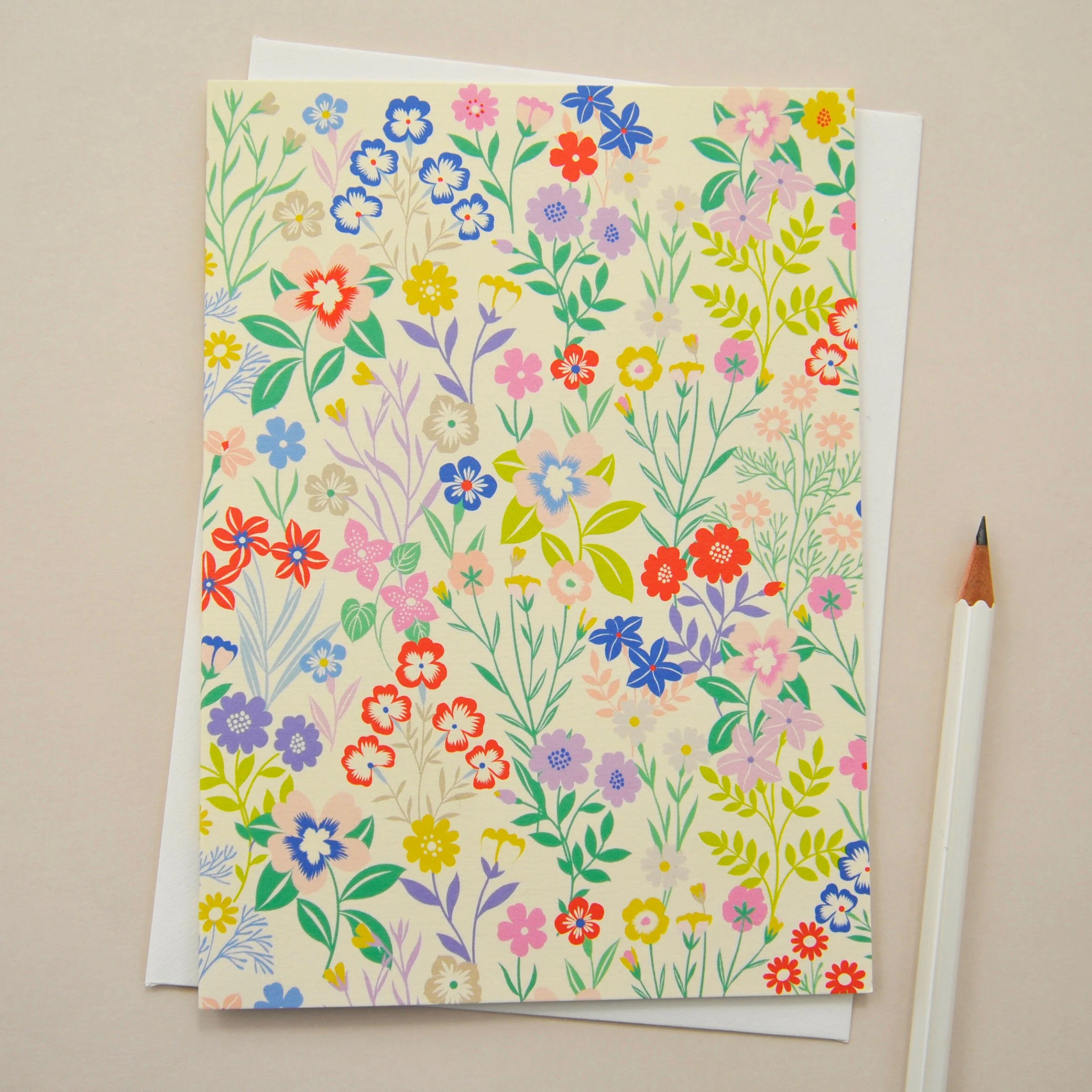 Flora Greetings Card