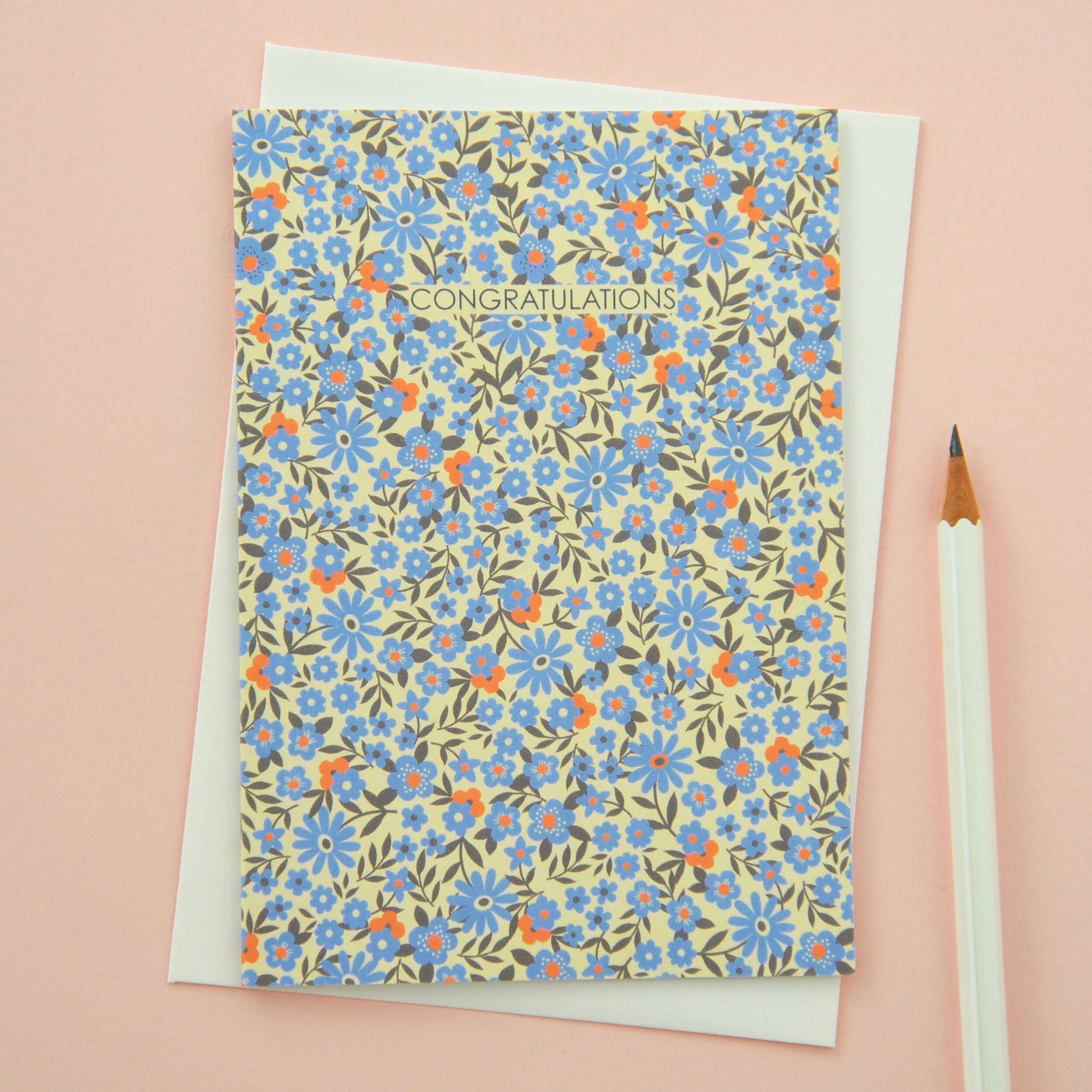 Floral Congratulations Card