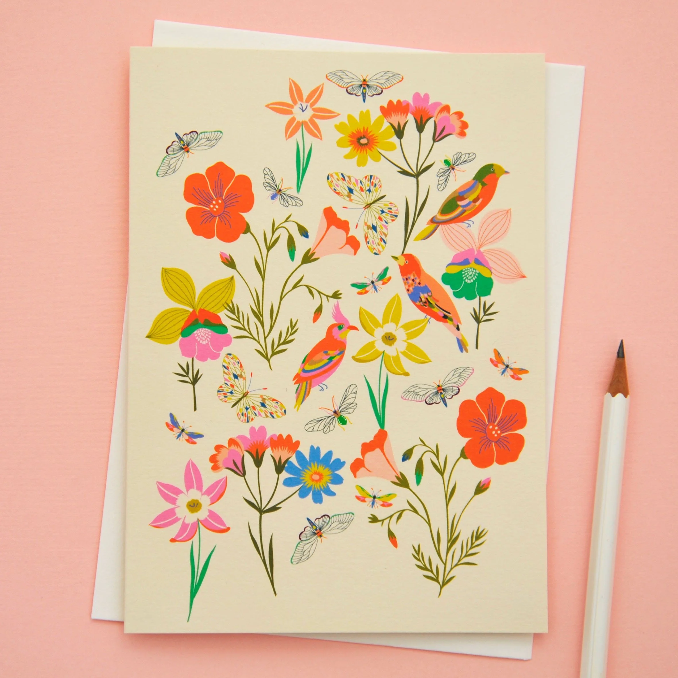 Flowers, Butterflies & Bees