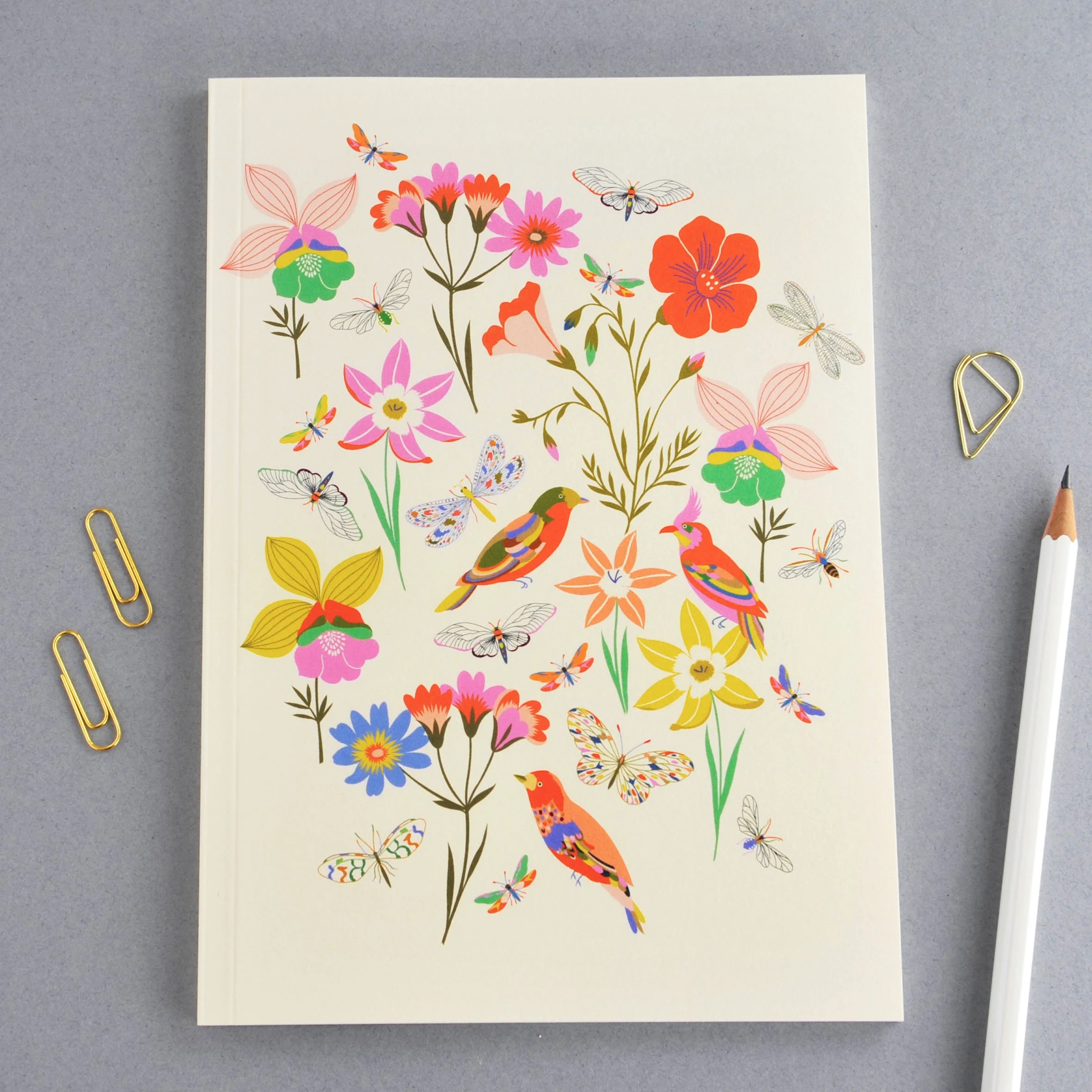 Birds & Bees Perfect Bound Notebook Gift