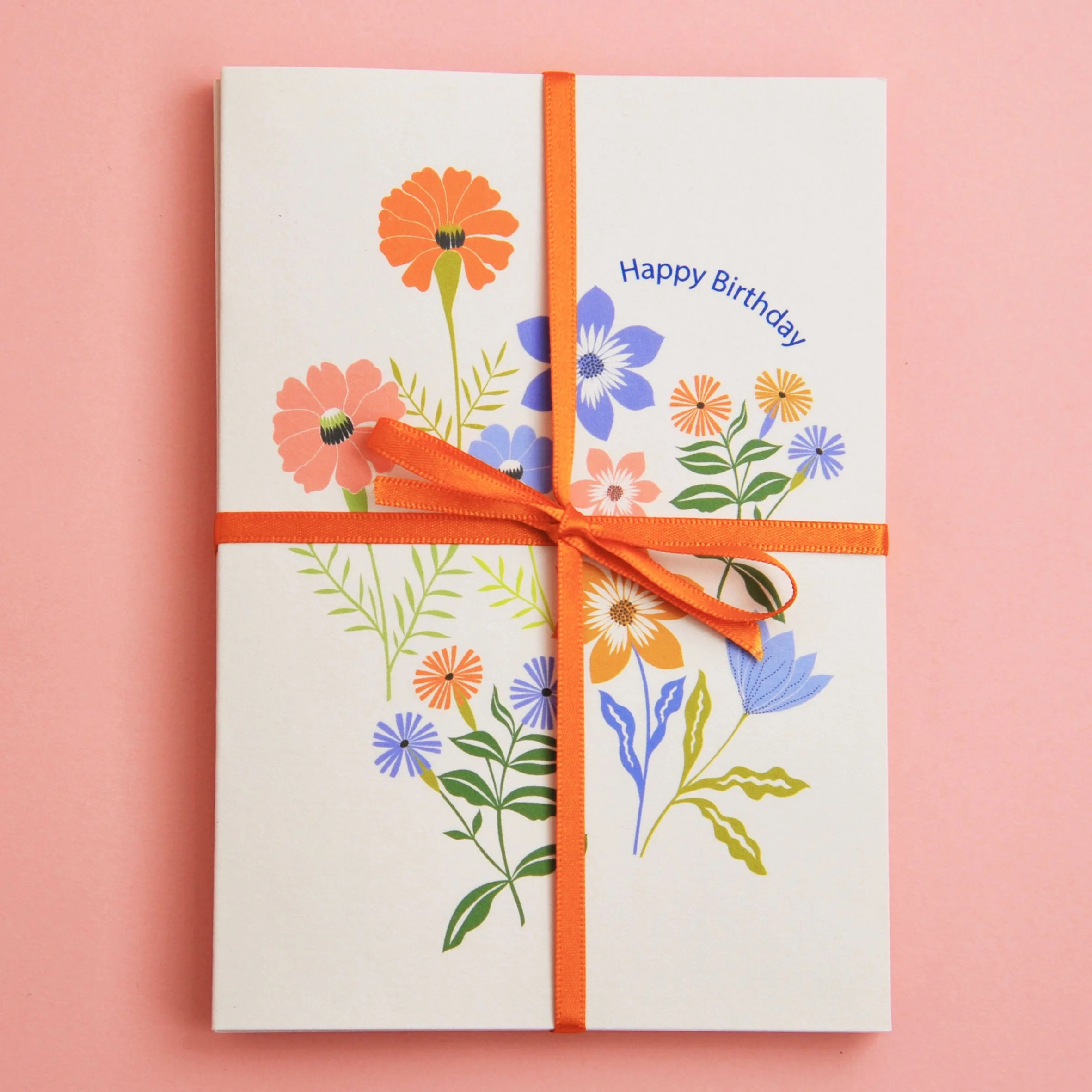 Set of 4 Pretty Floral Occasion Cards