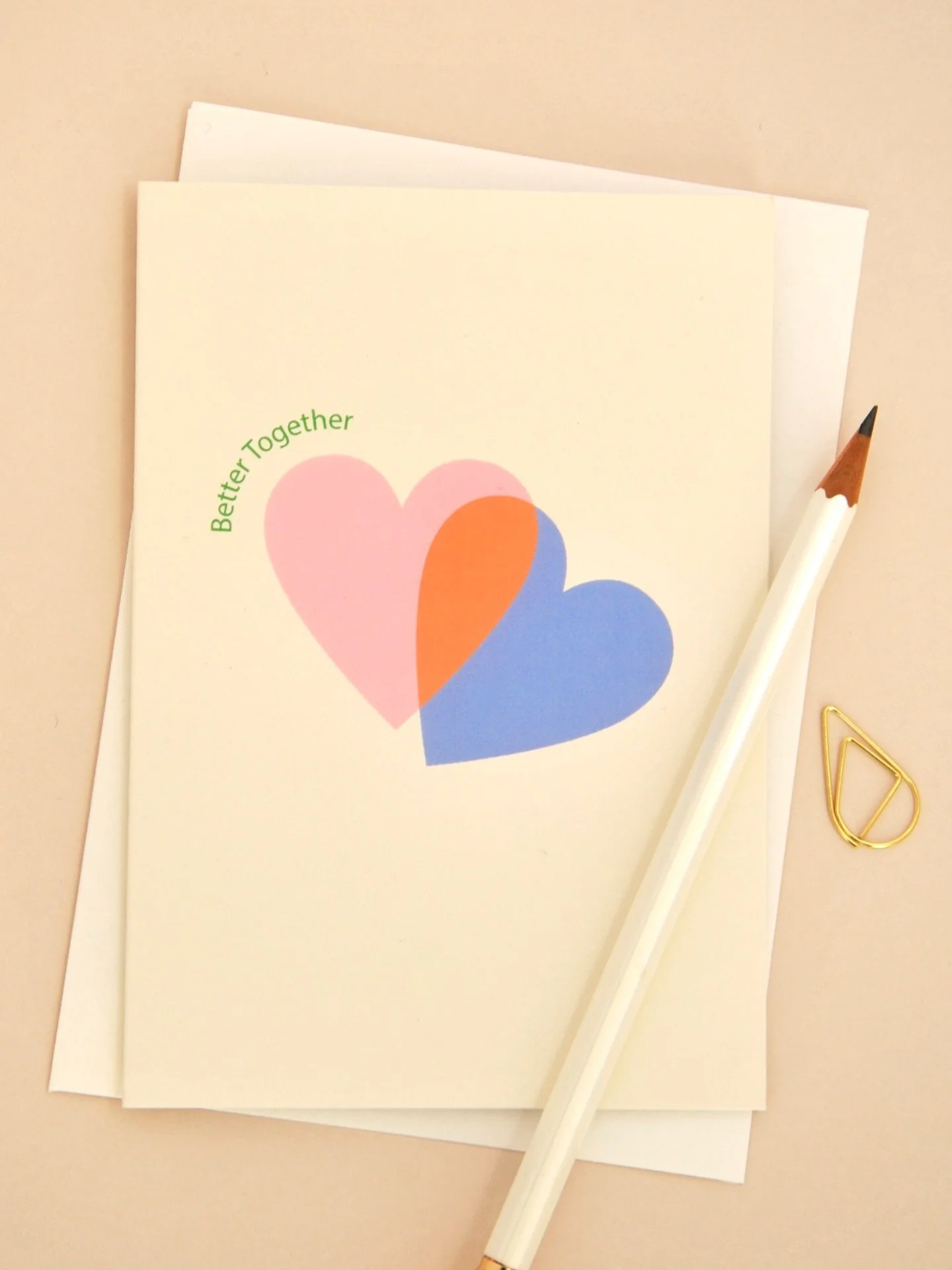 Hope everyone has had a loving Valentine&rsquo;s weekend💕I wasn&rsquo;t sure how this card would do but it&rsquo;s been a surprise hit💖 #valentinesday #valentunescards #bettertogether #peaceloveandunderstanding #love