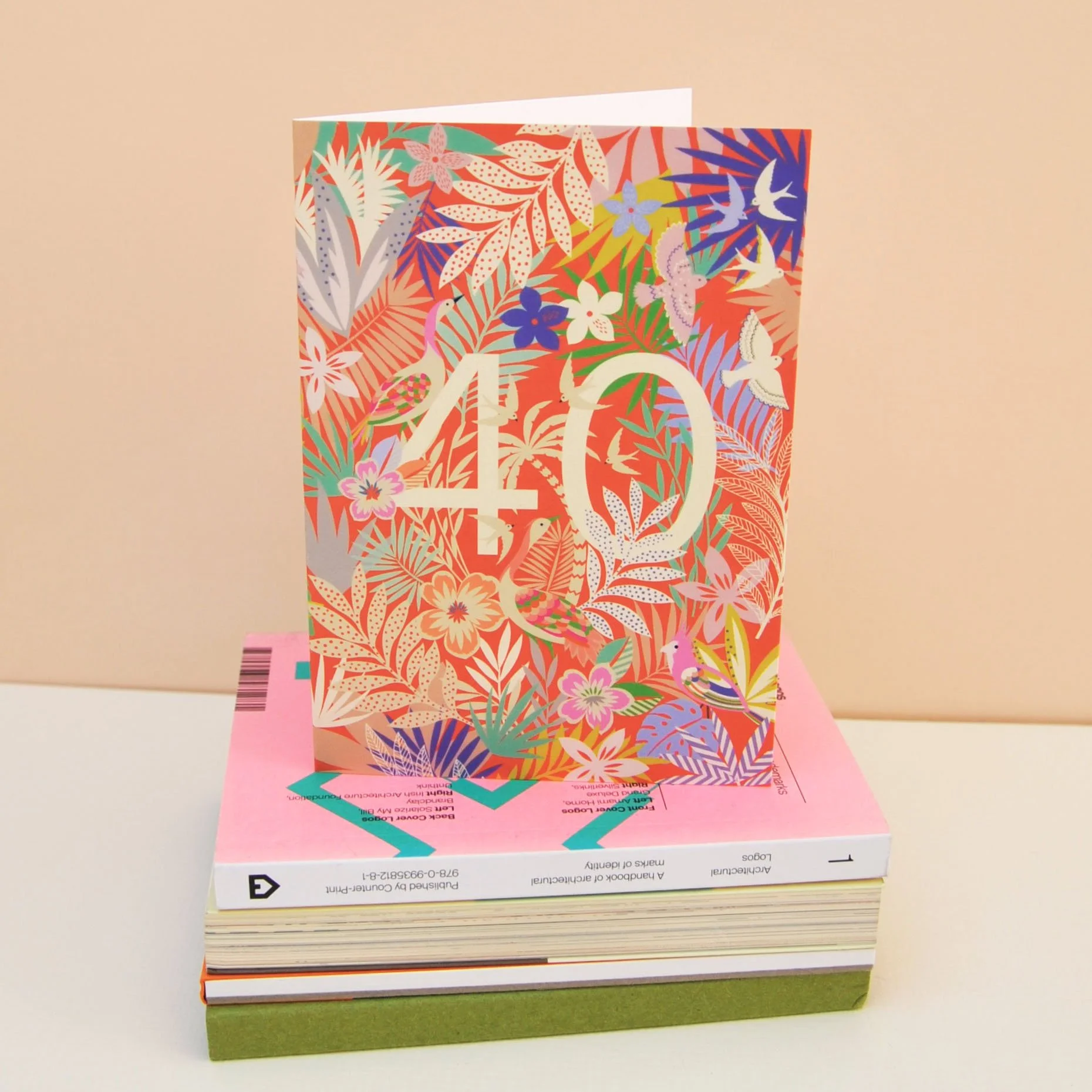 40th Birthday Card – Illustrated Milestone Birthday Card