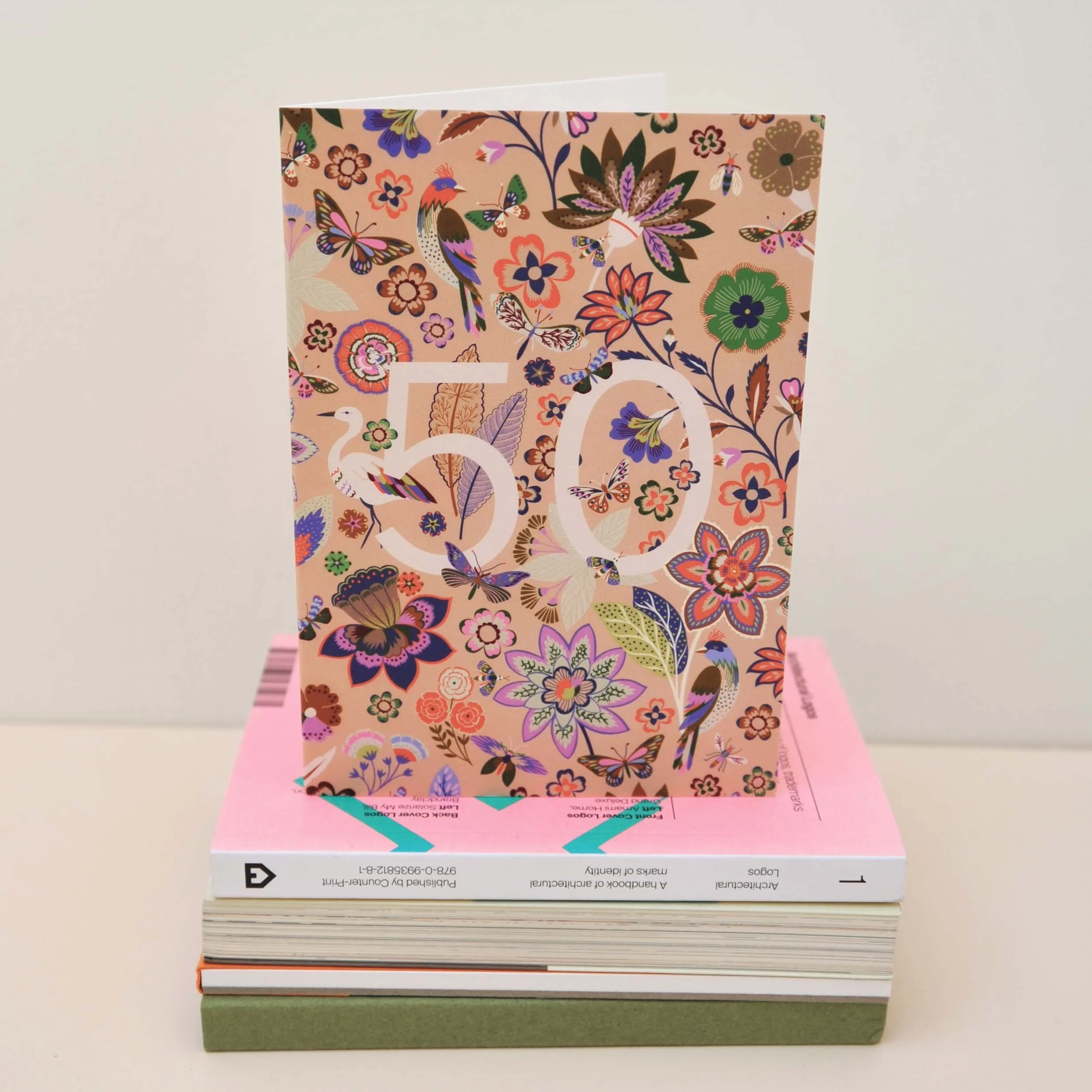 50th Birthday Card – Illustrated Milestone Card