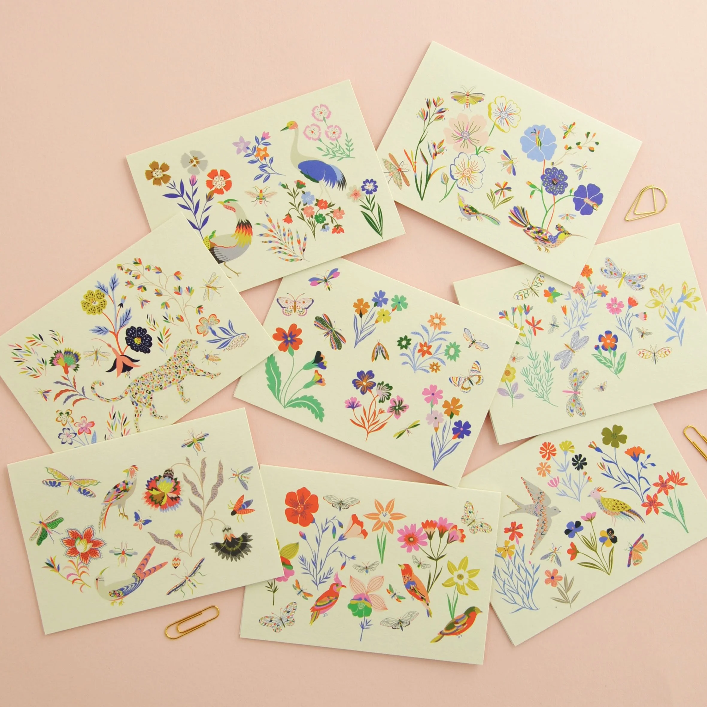 Birds & Bees Notecard Set