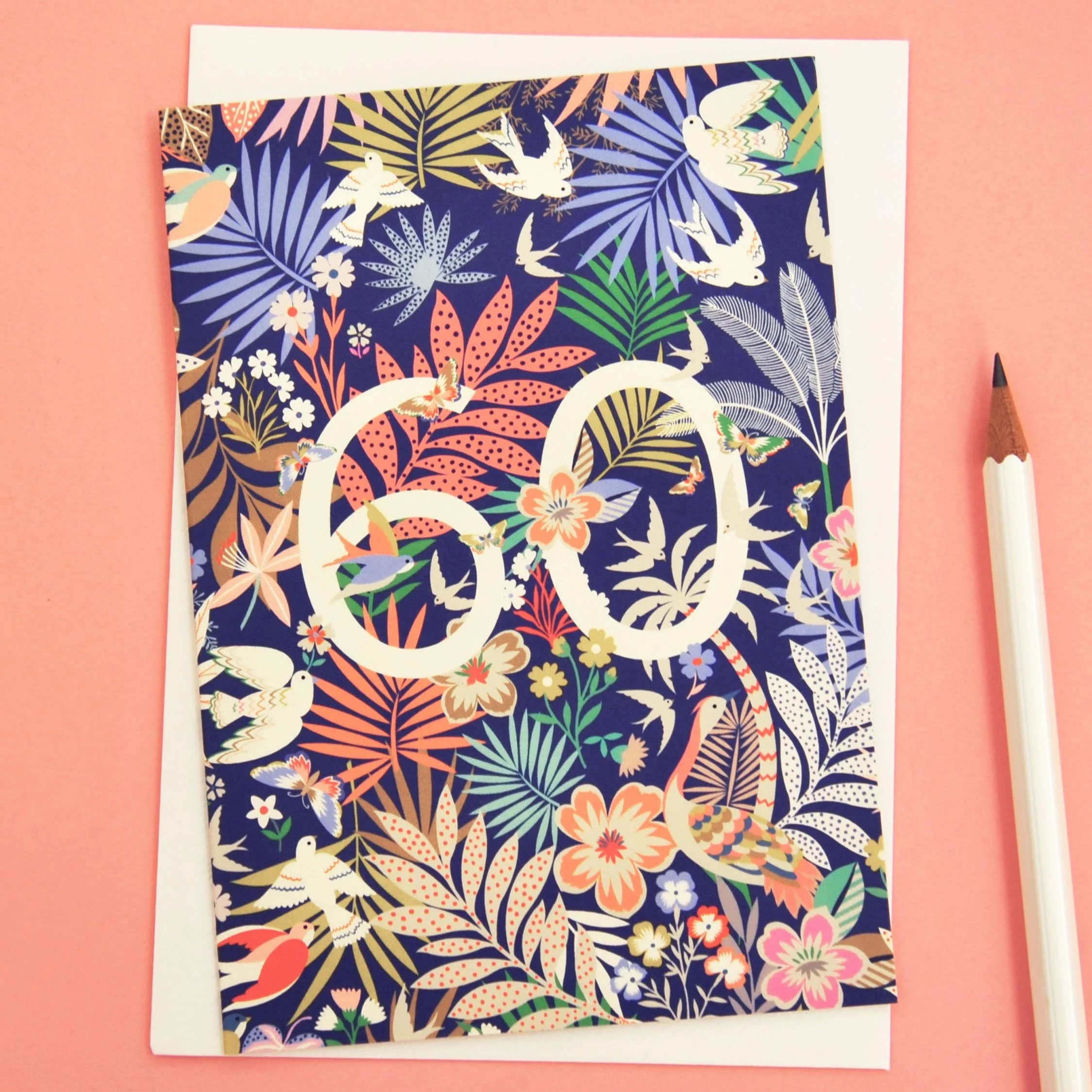 60th Birthday Card – Illustrated Milestone Birthday Card