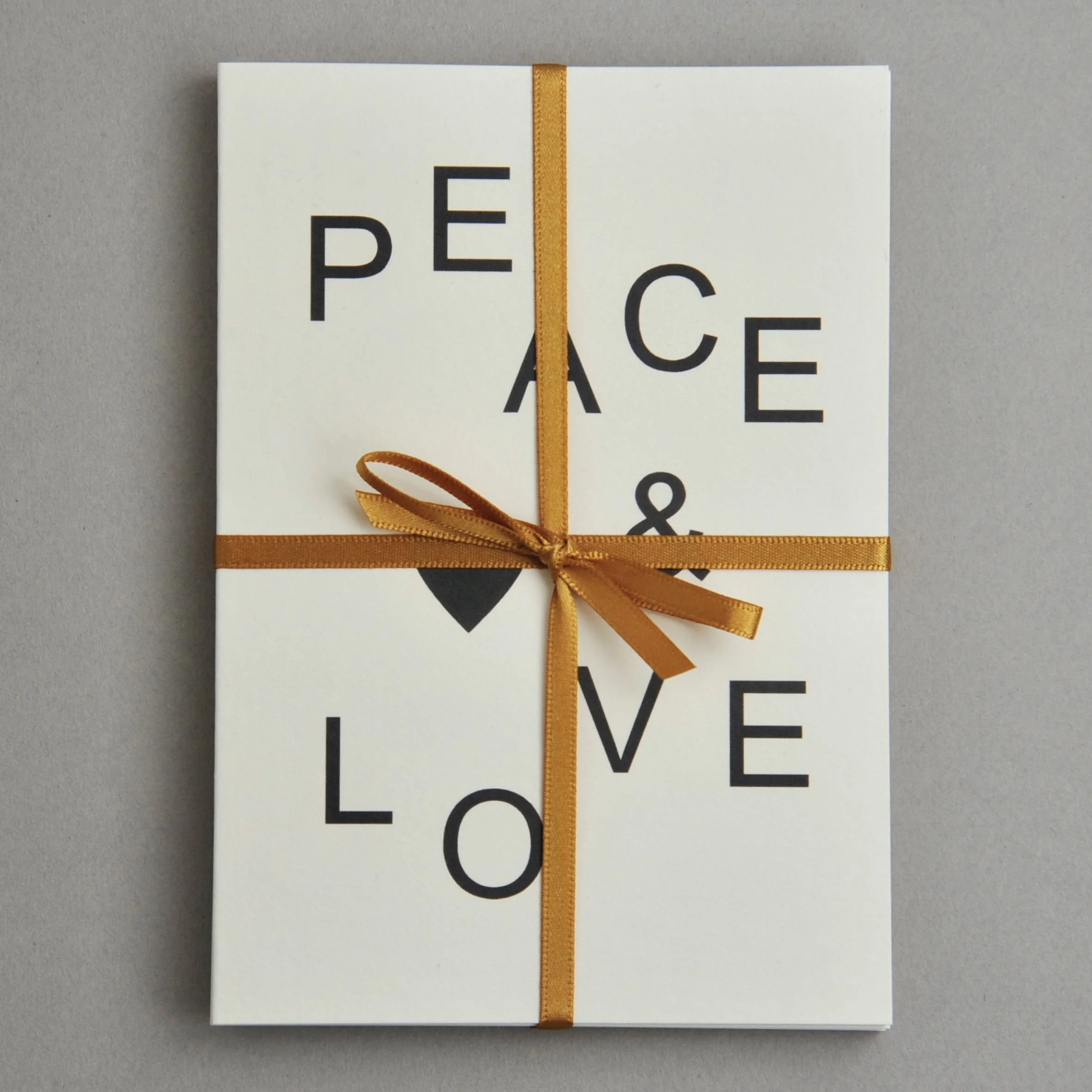 Set of 4 Peace & Joy Festive Cards
