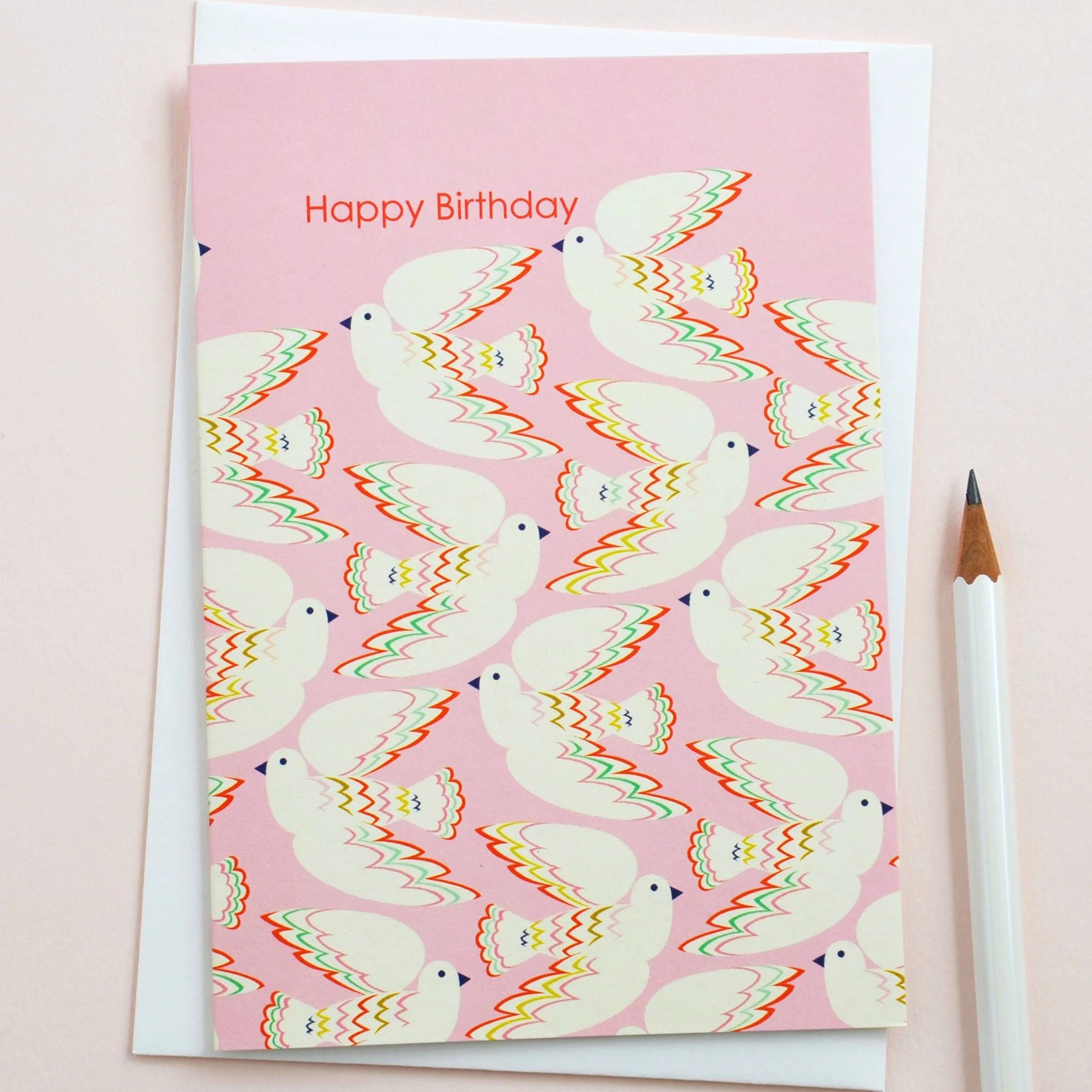 Pretty in Pink Happy Birthday Card