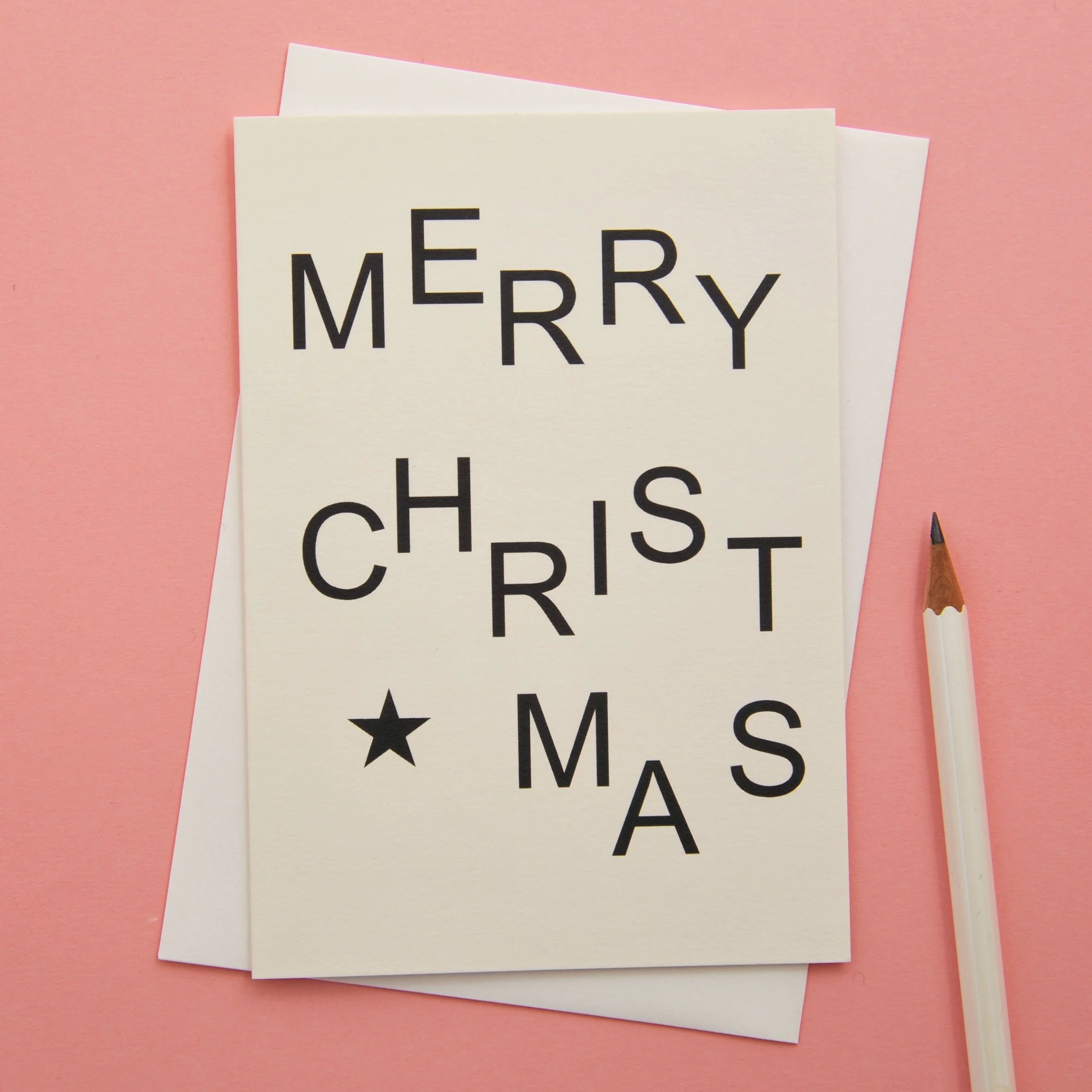 Pack of 6 Merry Christmas Cards