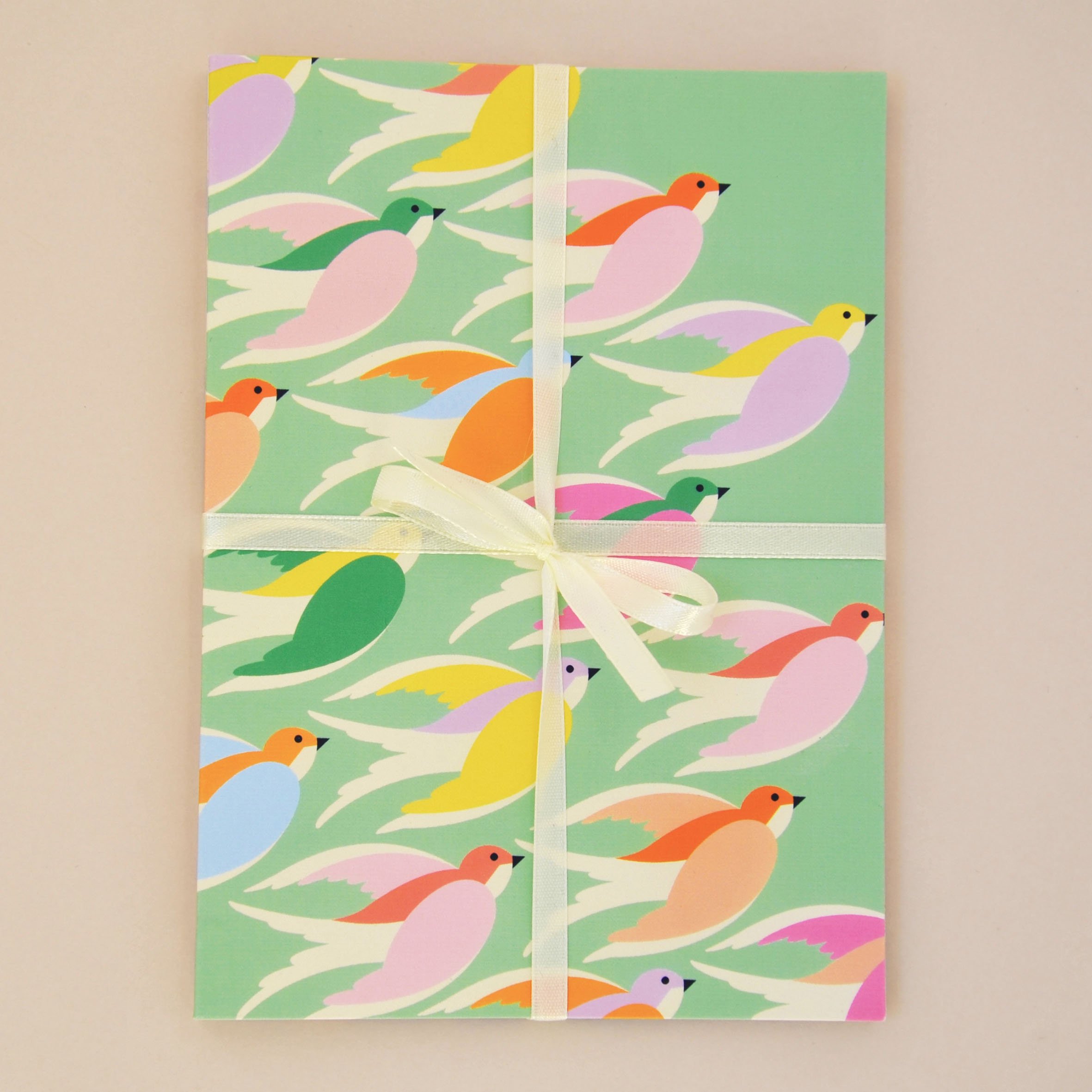 Bird Card Set – Pack of 4 Illustrated Greeting Cards