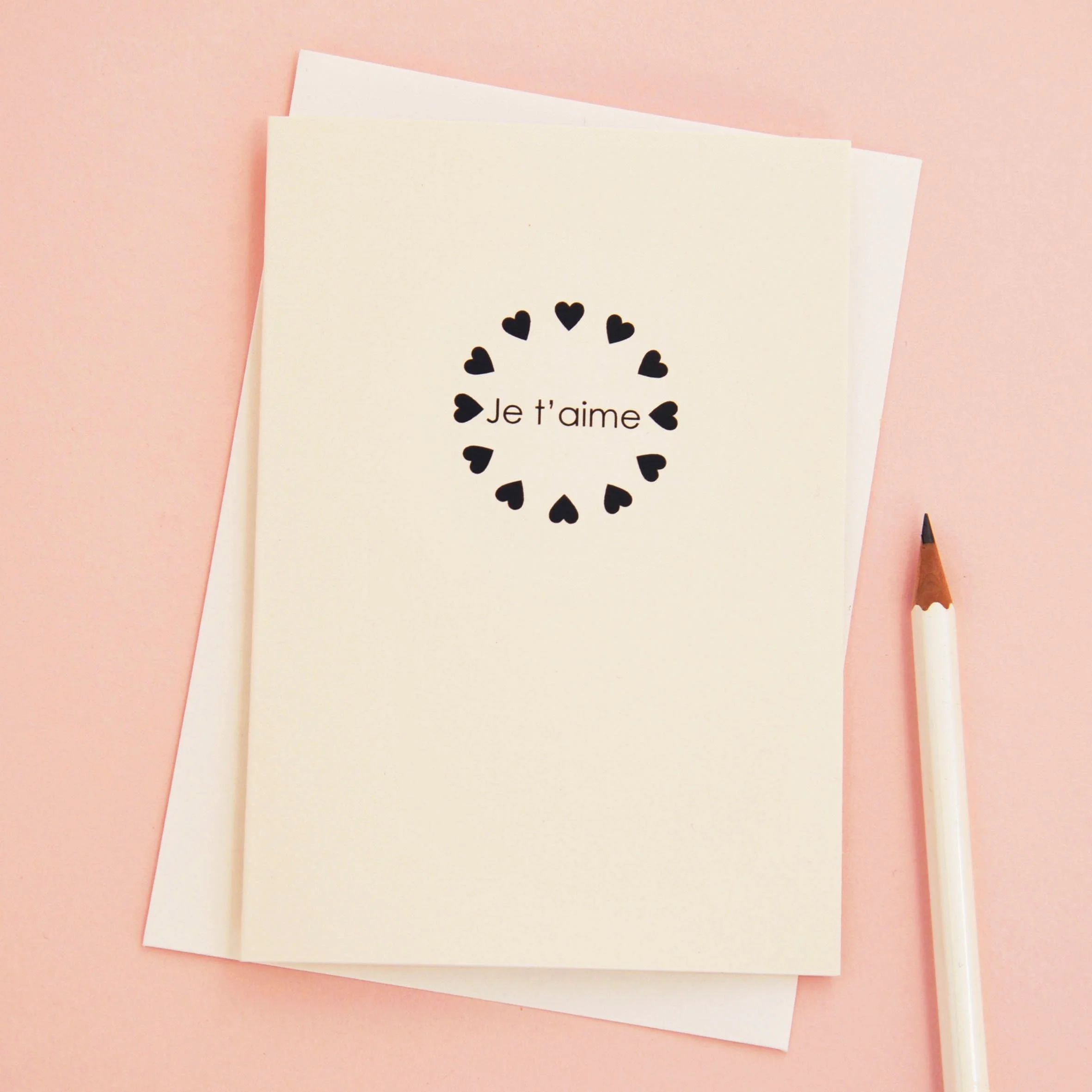 Je't'aime Love Card