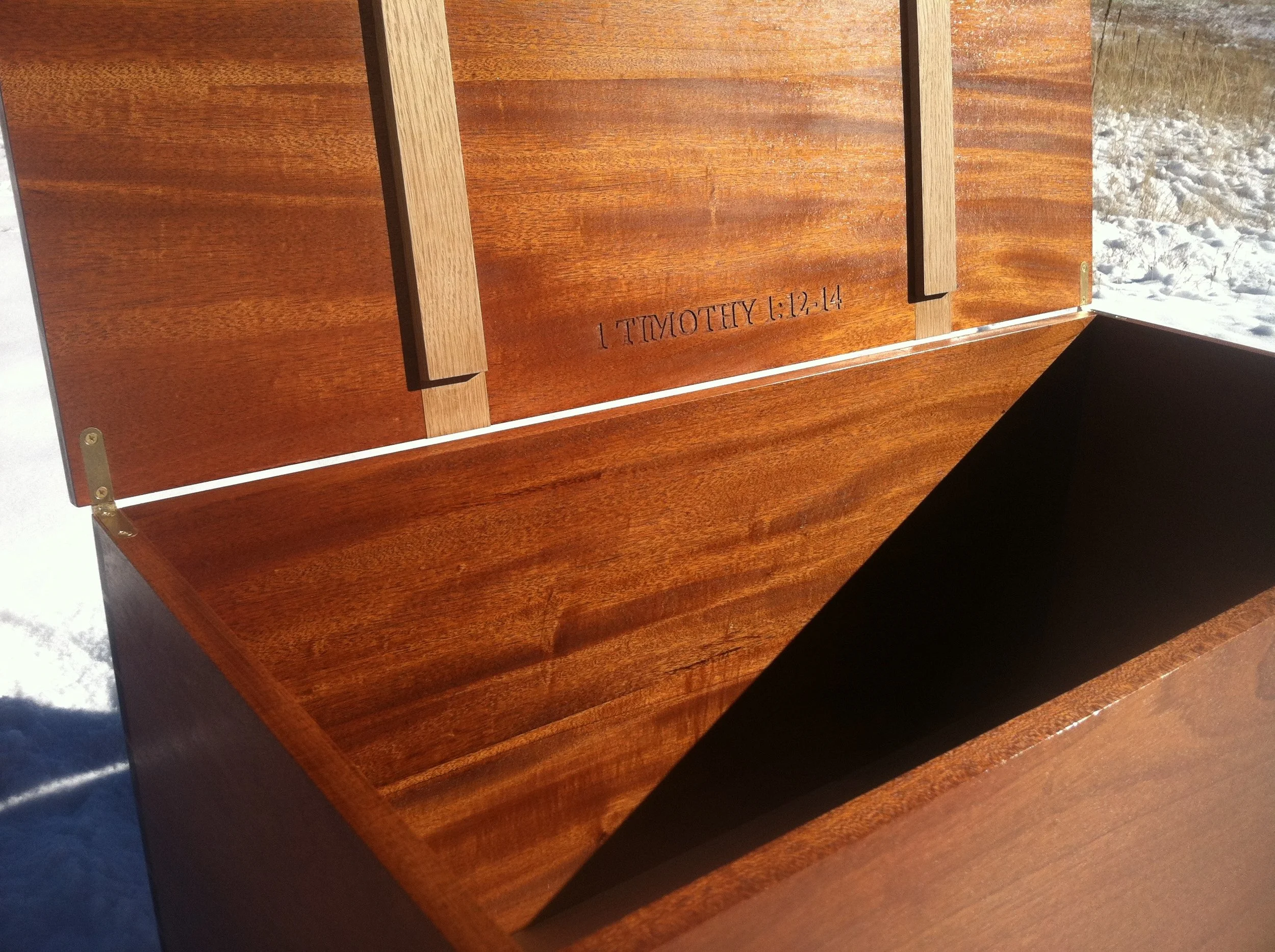 Mahogany Sea Chest