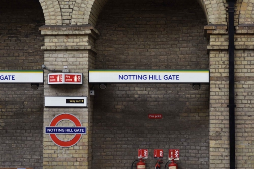 Notting Hill Gate tube station, London, U.K. Image©thingstodot.com