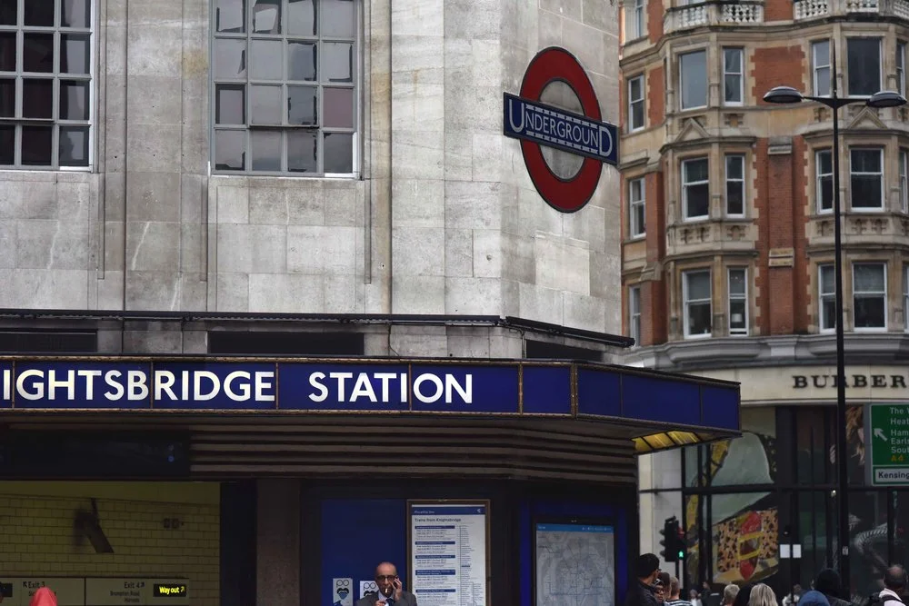 Knightsbridge Underground Station, Knightsbridge, London, U.K. Image©thingstodot.com