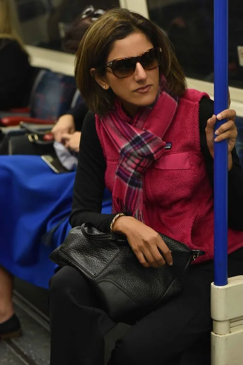 Me at the tube station, London Underground, U.K. Photo credit: Alizeh Latif Image©thingstodot.com