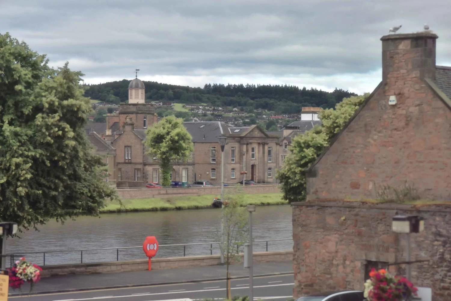 View from restaurant, Mercure hotel, Inverness, Scotland. Image©thingstodot.com