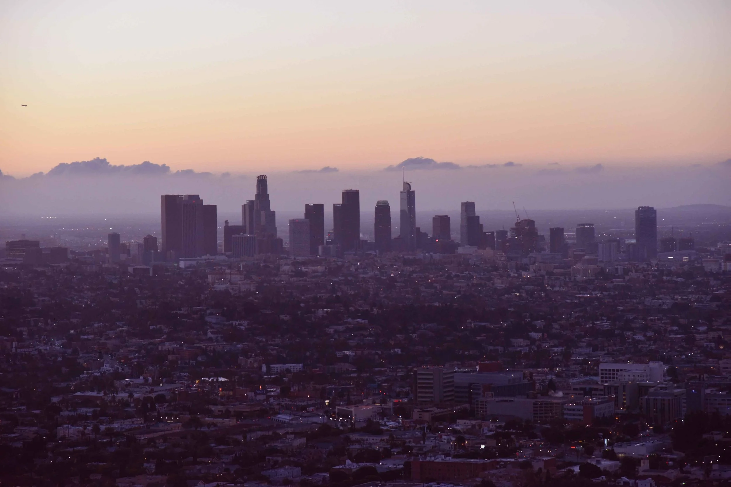 View of Los Angeles from Griffith Park Observatory. Image©thingstodot.com