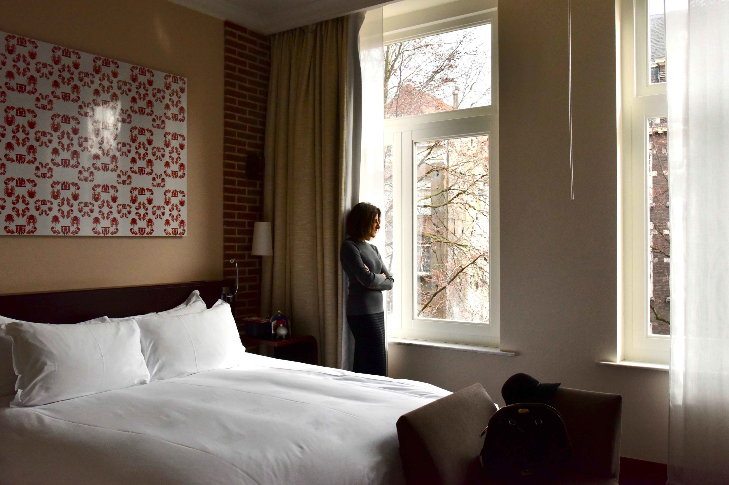 Superior room with canal view, Sofitel Legend Amsterdam The Grand. Image©thingstodot.com