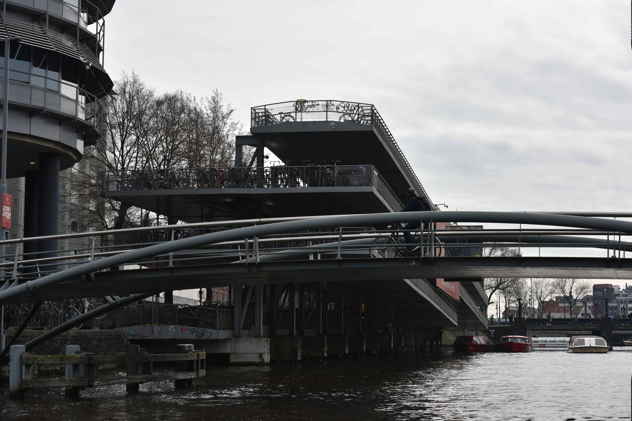 Parking at Fietsflat , near Centraal Station, Amsterdam. Image©thingstodot.com