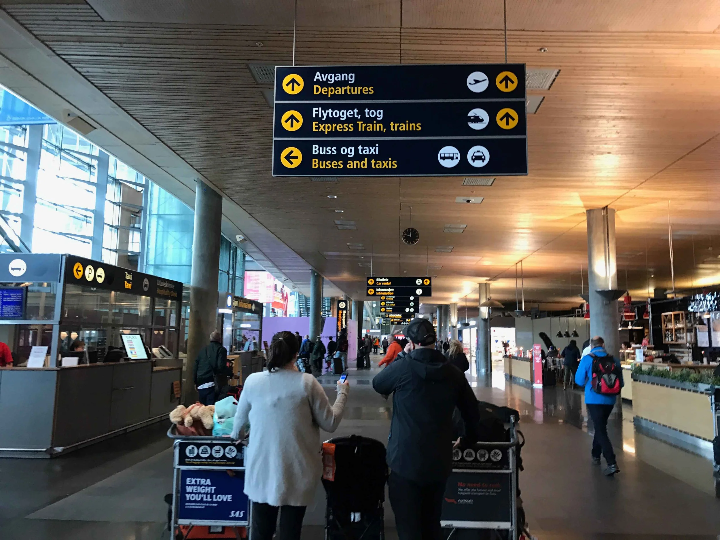 Oslo Gardermoen Airport, Oslo, Norway. Photo: Gunjan Virk. Image©thingstodot.com