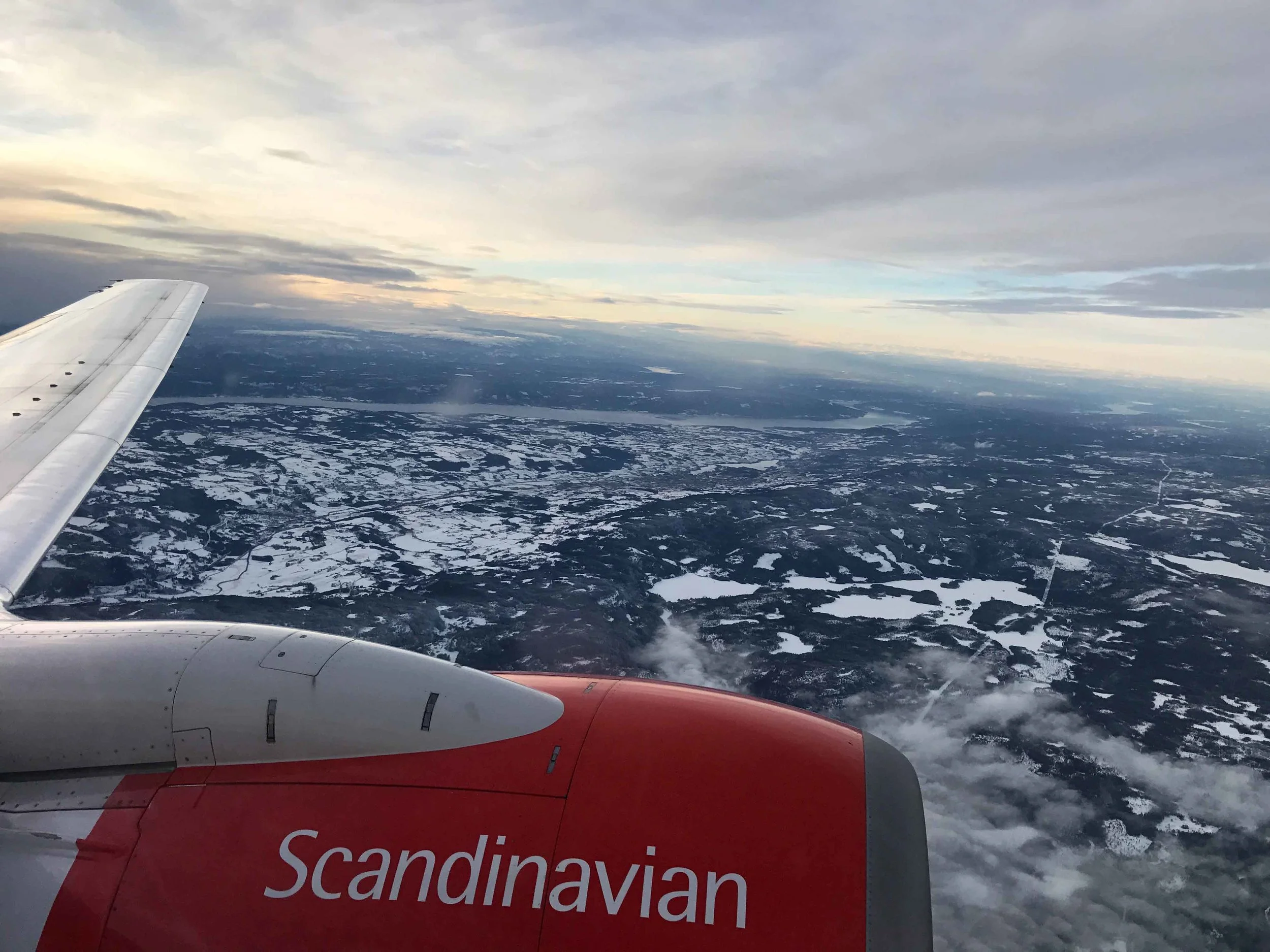 SAS flight, Oslo to Tromso, Norway. Image@thingstodot.com