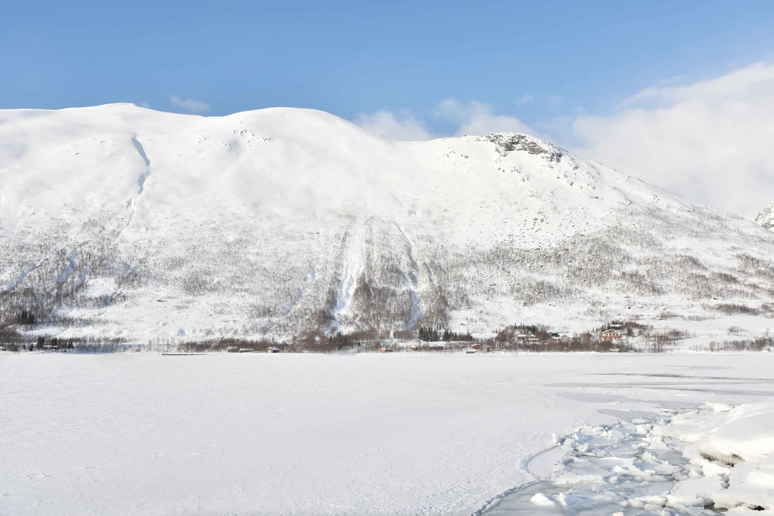 Norwegian fjords, frozen ocean, near Tromso, Norway. Image©thingstodot.com