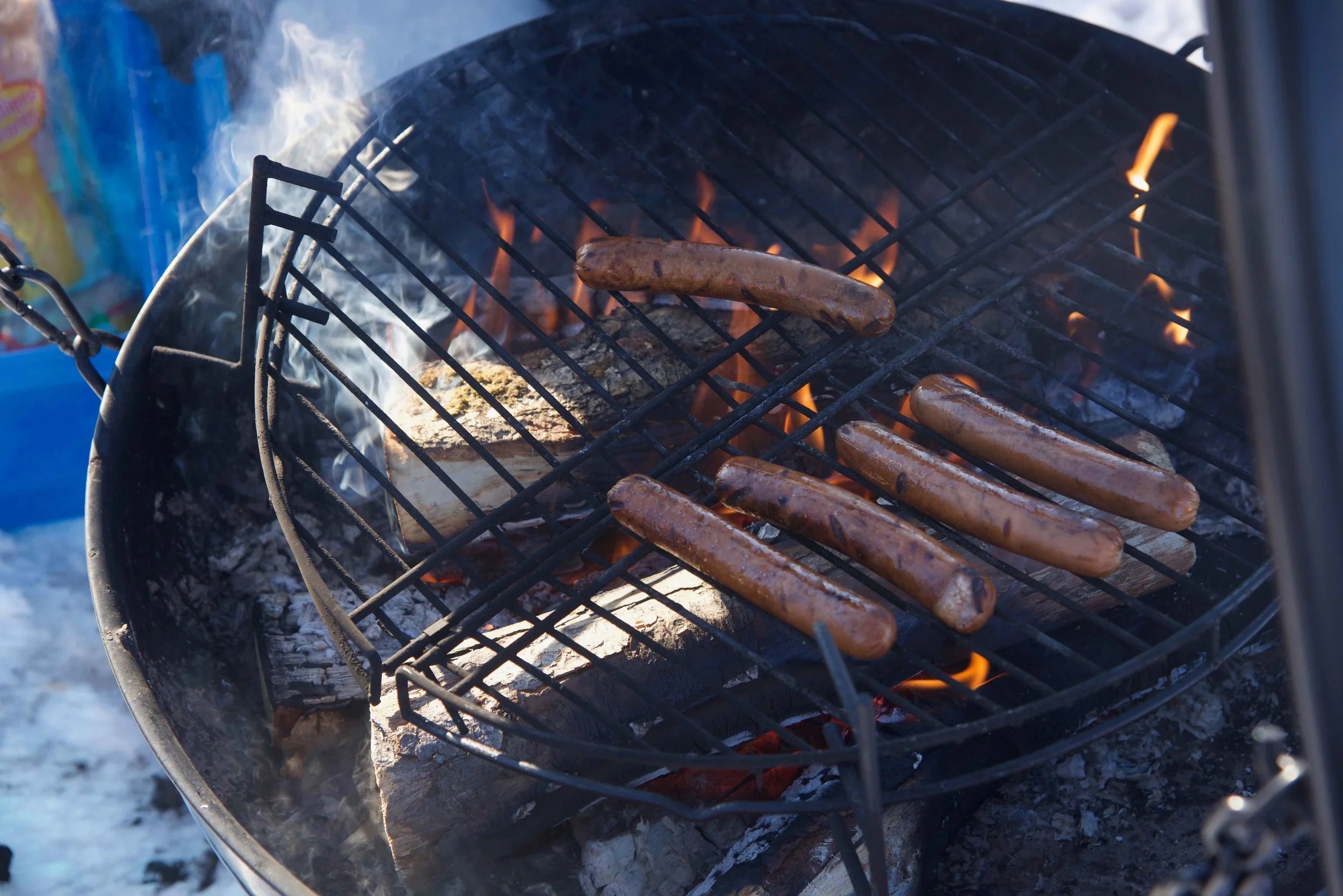Sausage lunch, Arctic Circle, Norway. Image©thingstodot.com