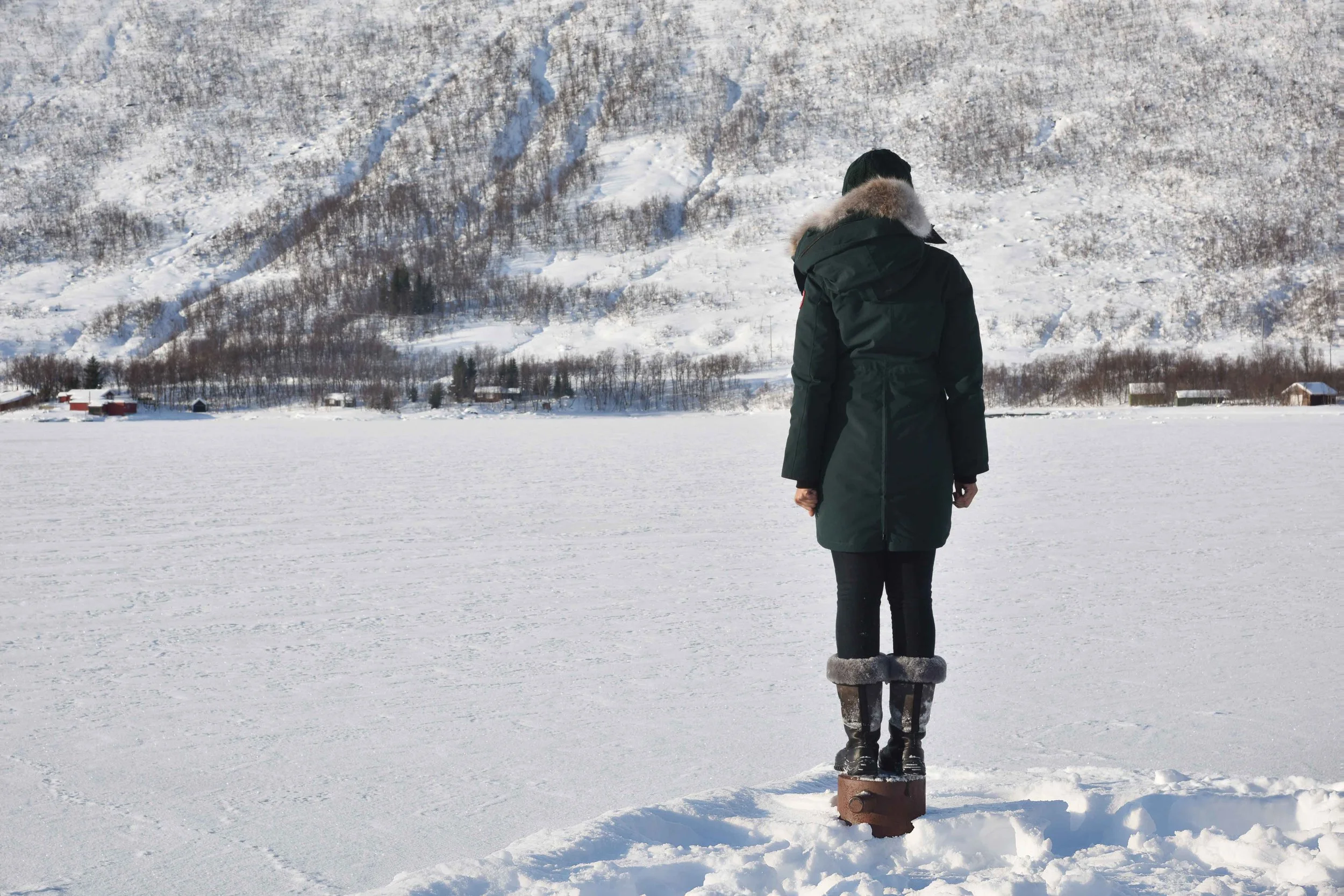 Norwegian fjords, frozen ocean, near Tromso, Norway. Image©thingstodot.com