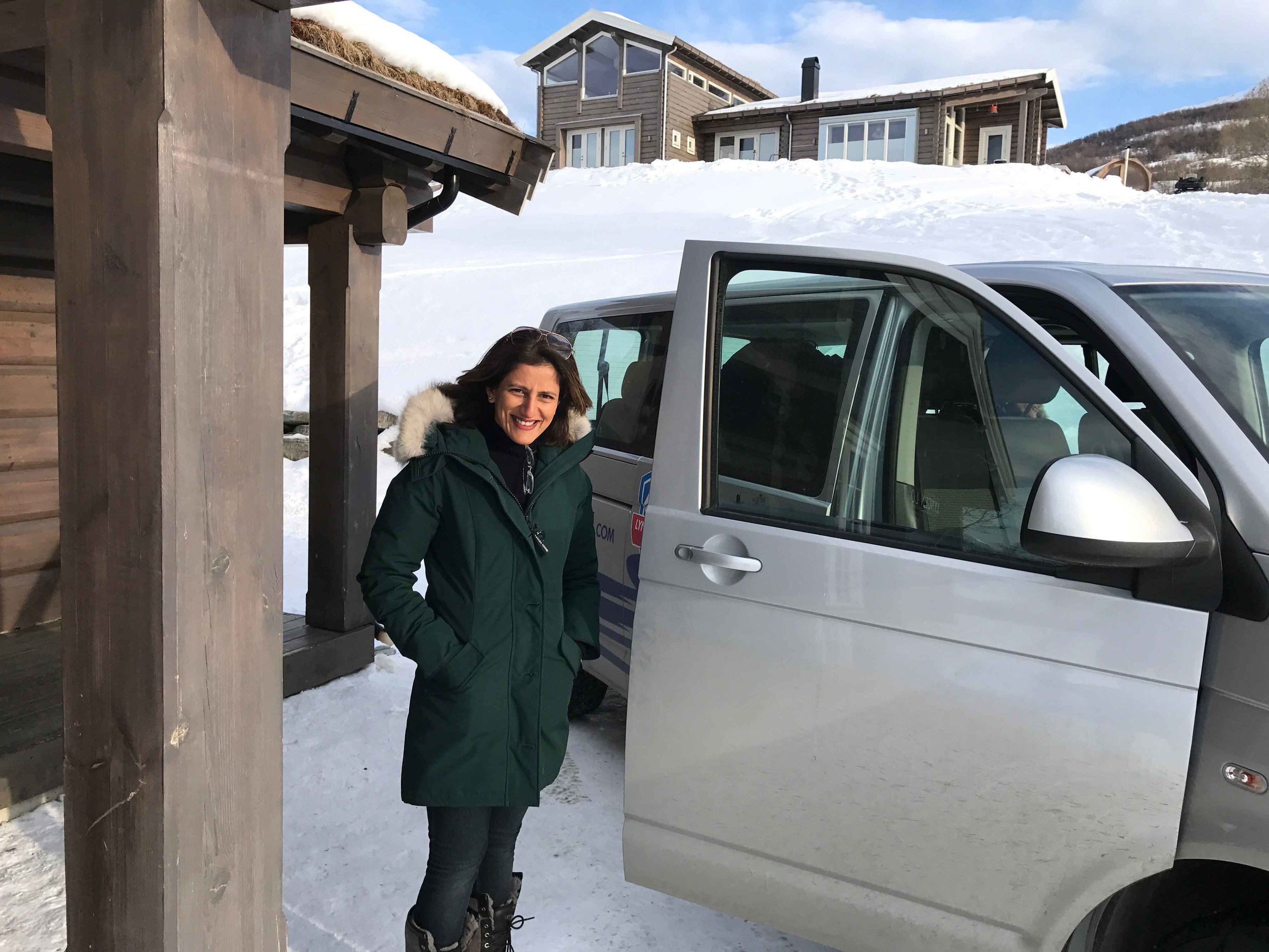 Leaving Lyngen Lodge, Arctic Circle, Norway. Image©thingstodot.com