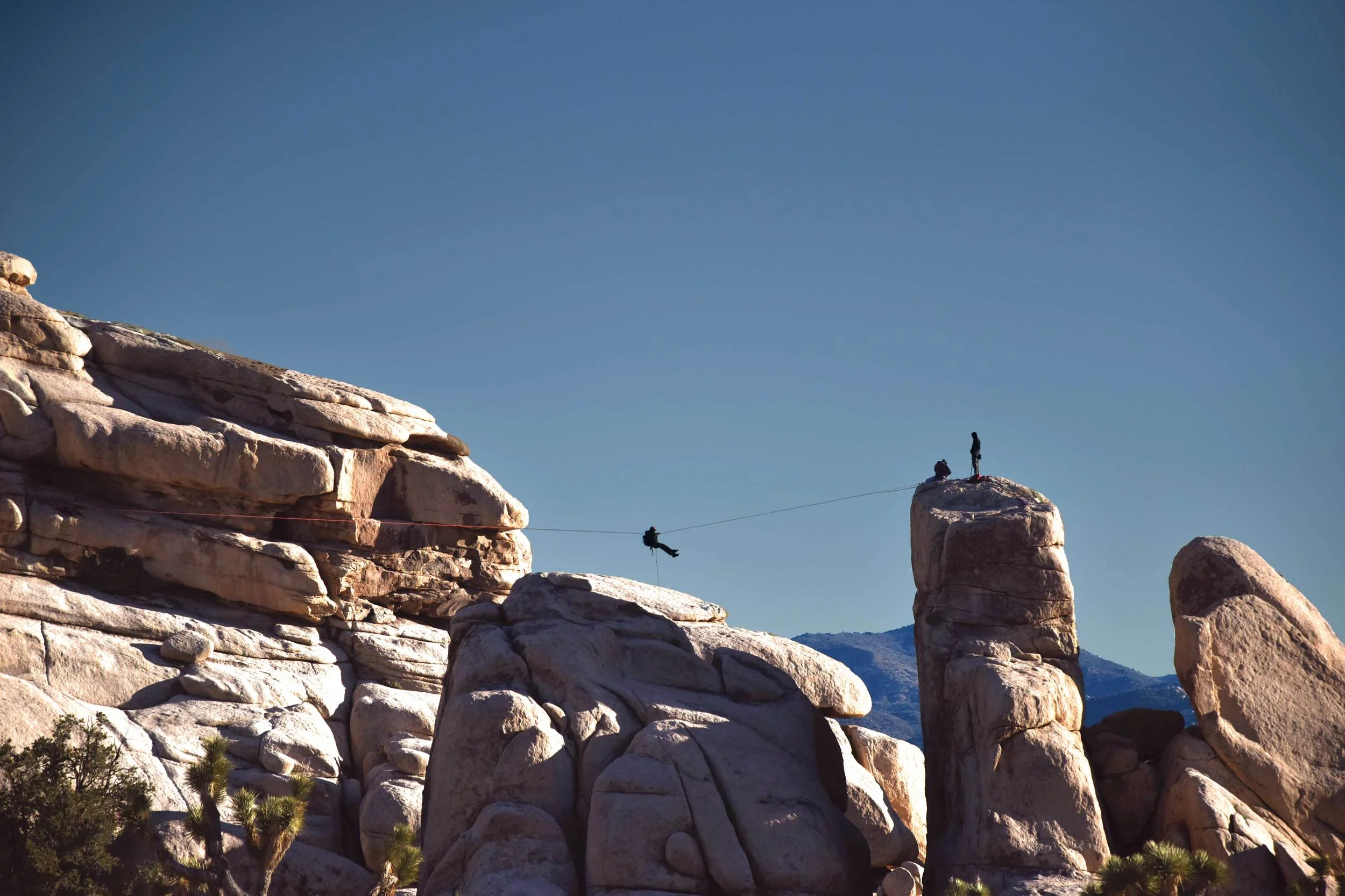 Zip-line, Joshua Tree National Park, Southern California, USA. Image©thingstodot.com