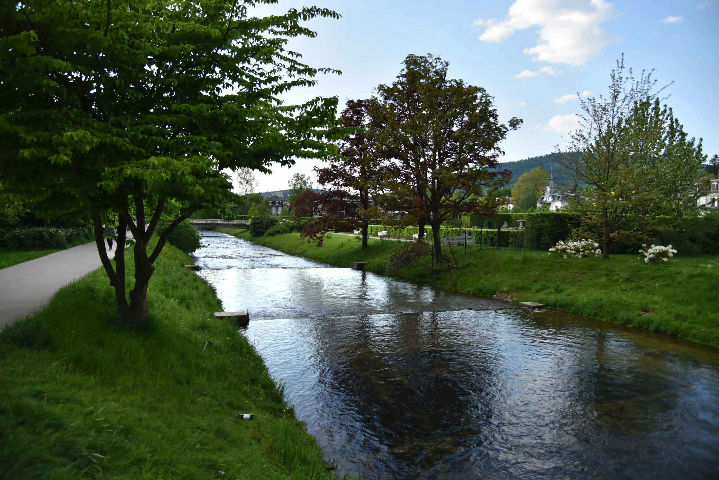 Oos river, Lichtentaler Allee, Baden Baden, Germany. Image©thingstodot.com