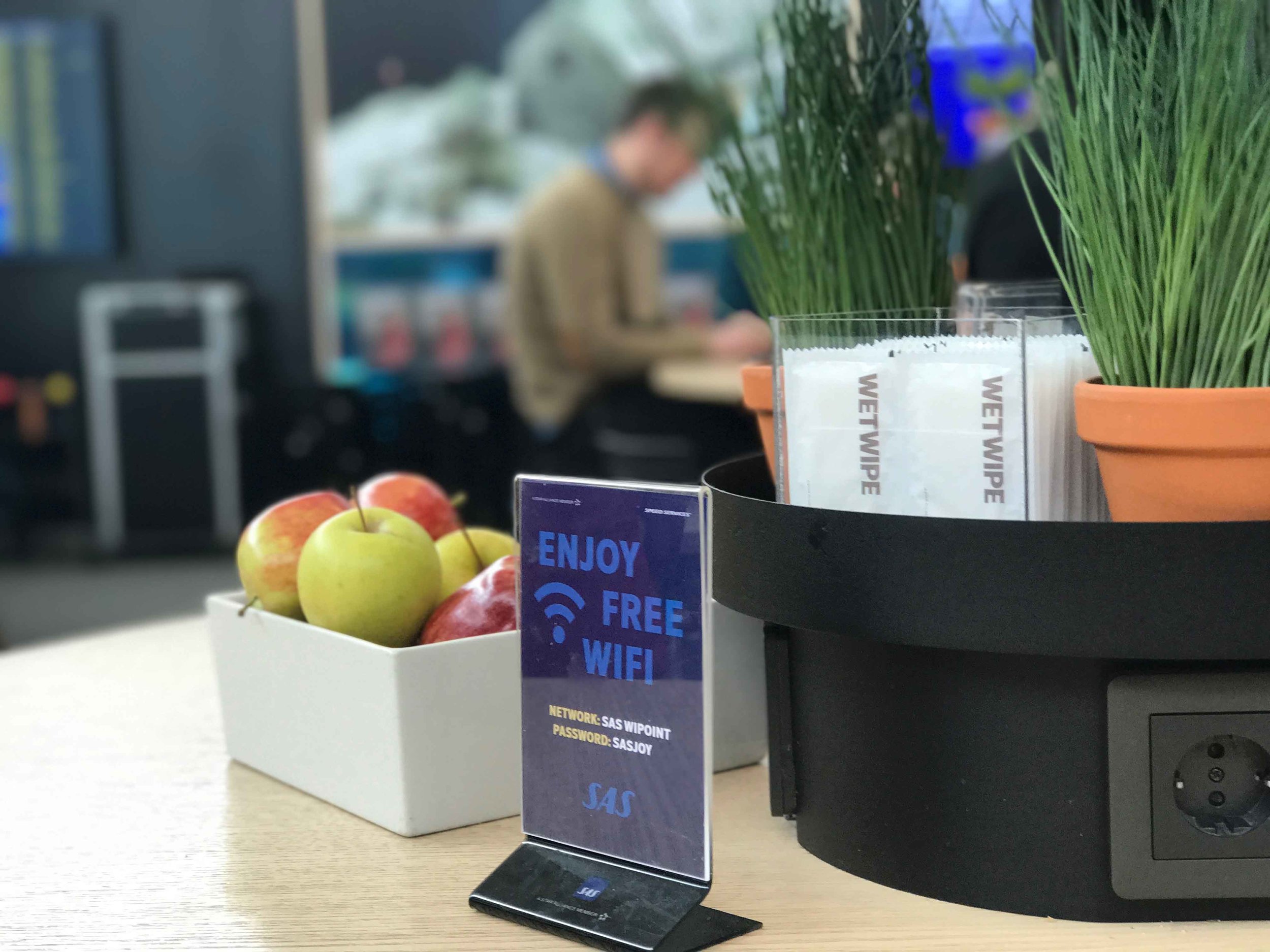 SAS Domestic Lounge, Oslo airport, Oslo, Norway. Image@thingstodot.com